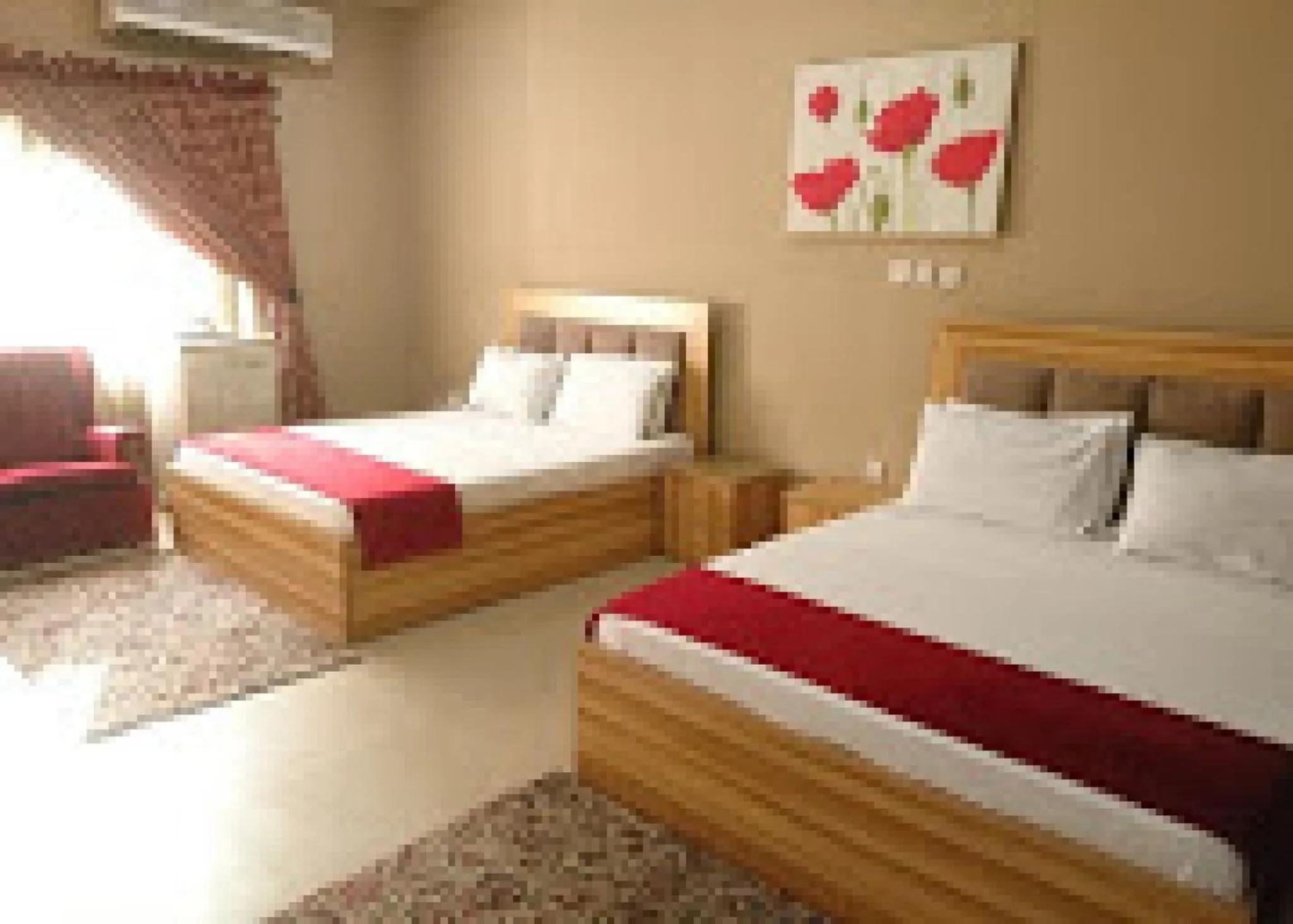 Bed in Room in Lodge - Ambassadors Hotel Ikoyi