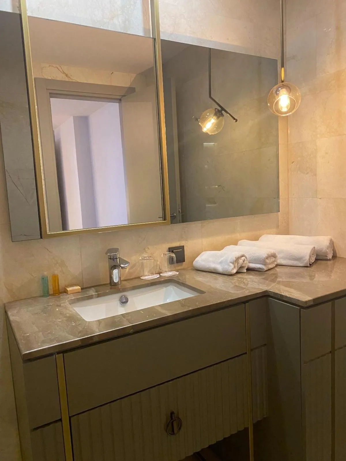 Bathroom in G Tower Furnished Apartment Rentals