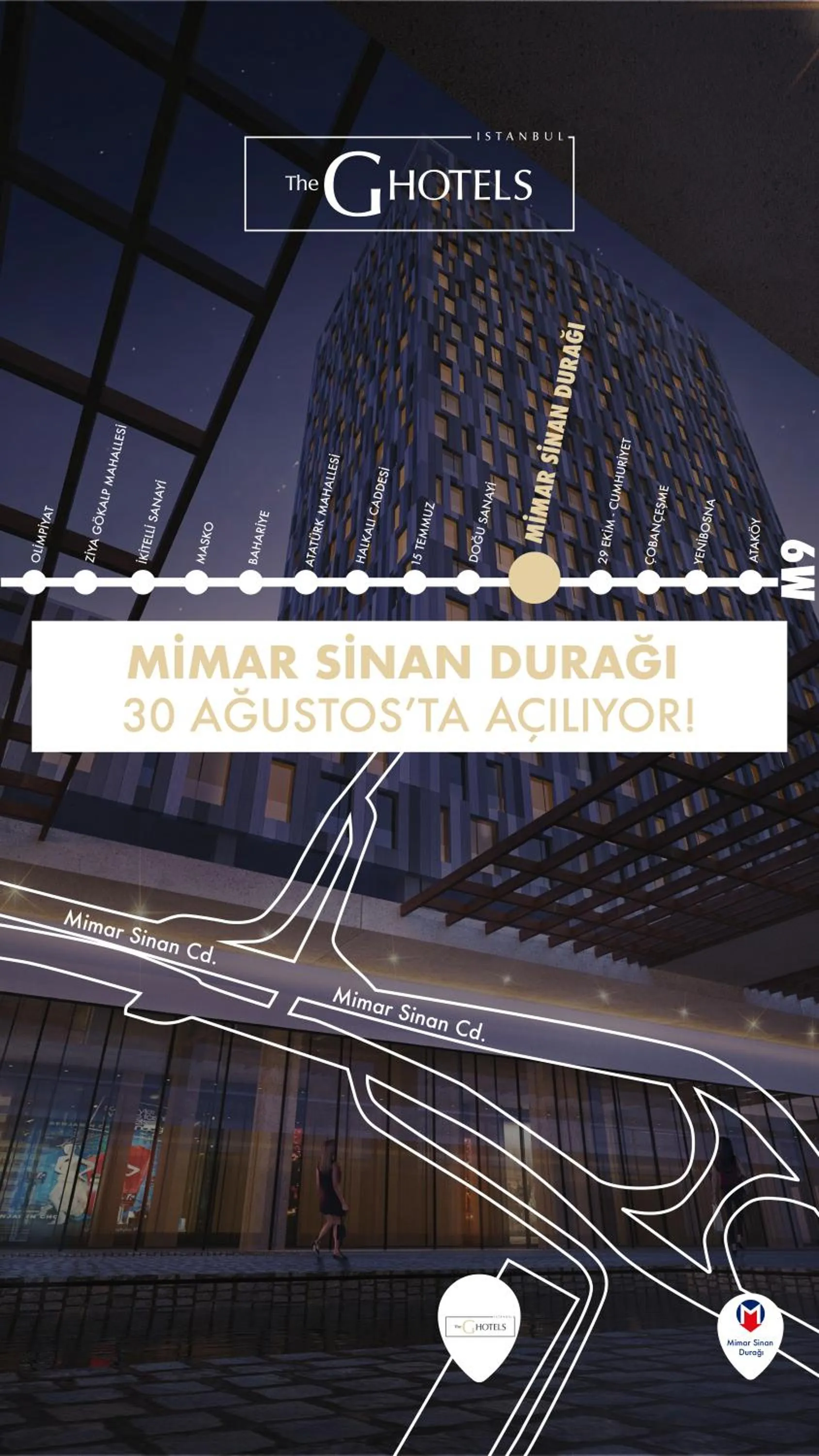 Location in G Tower Furnished Apartment Rentals