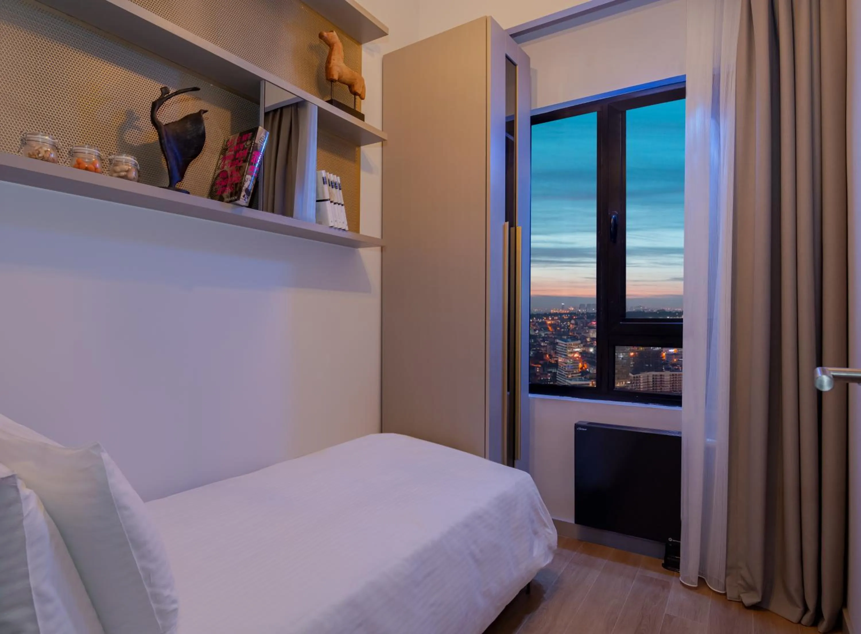 Bed in G Tower Furnished Apartment Rentals