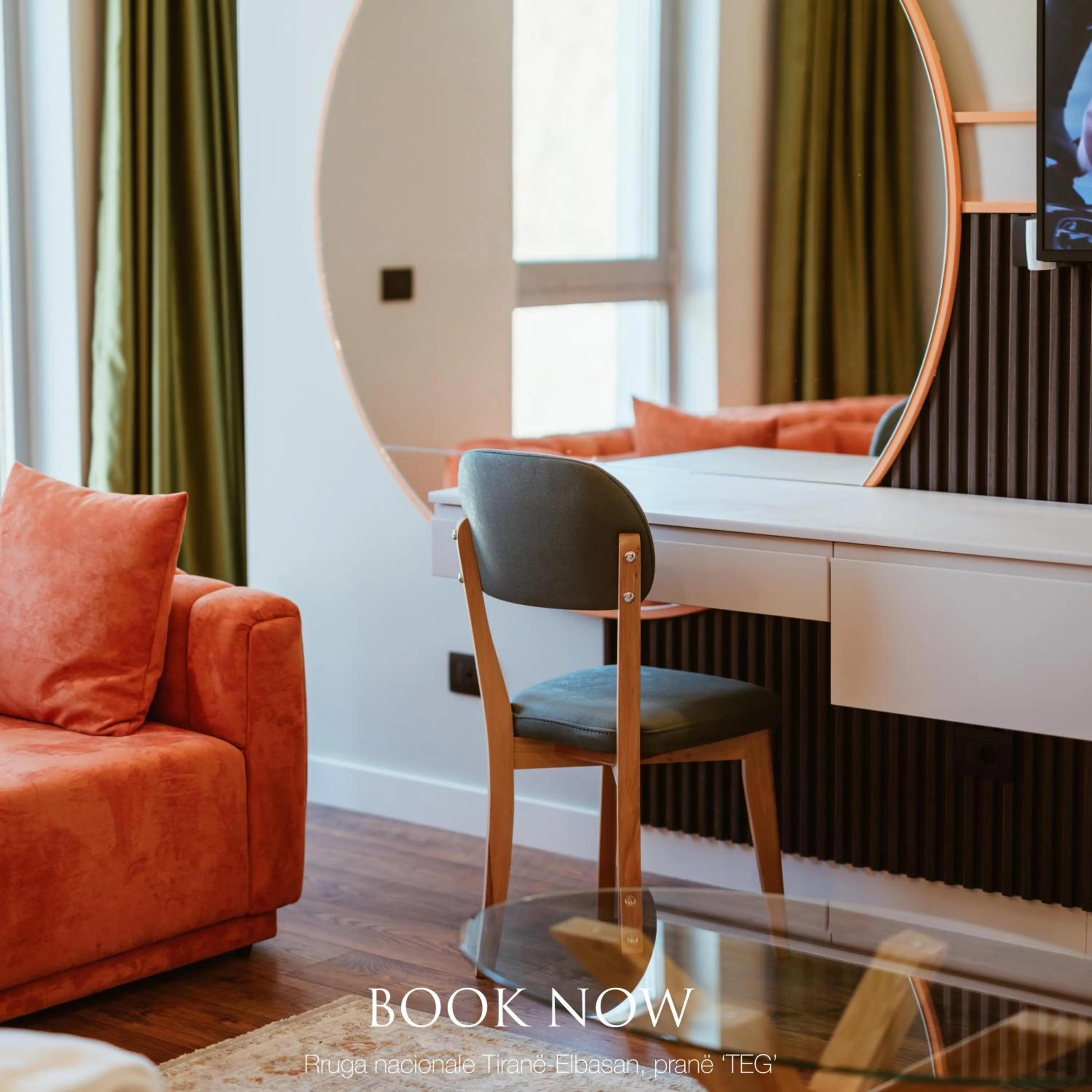 Seating area in Royal East Resort