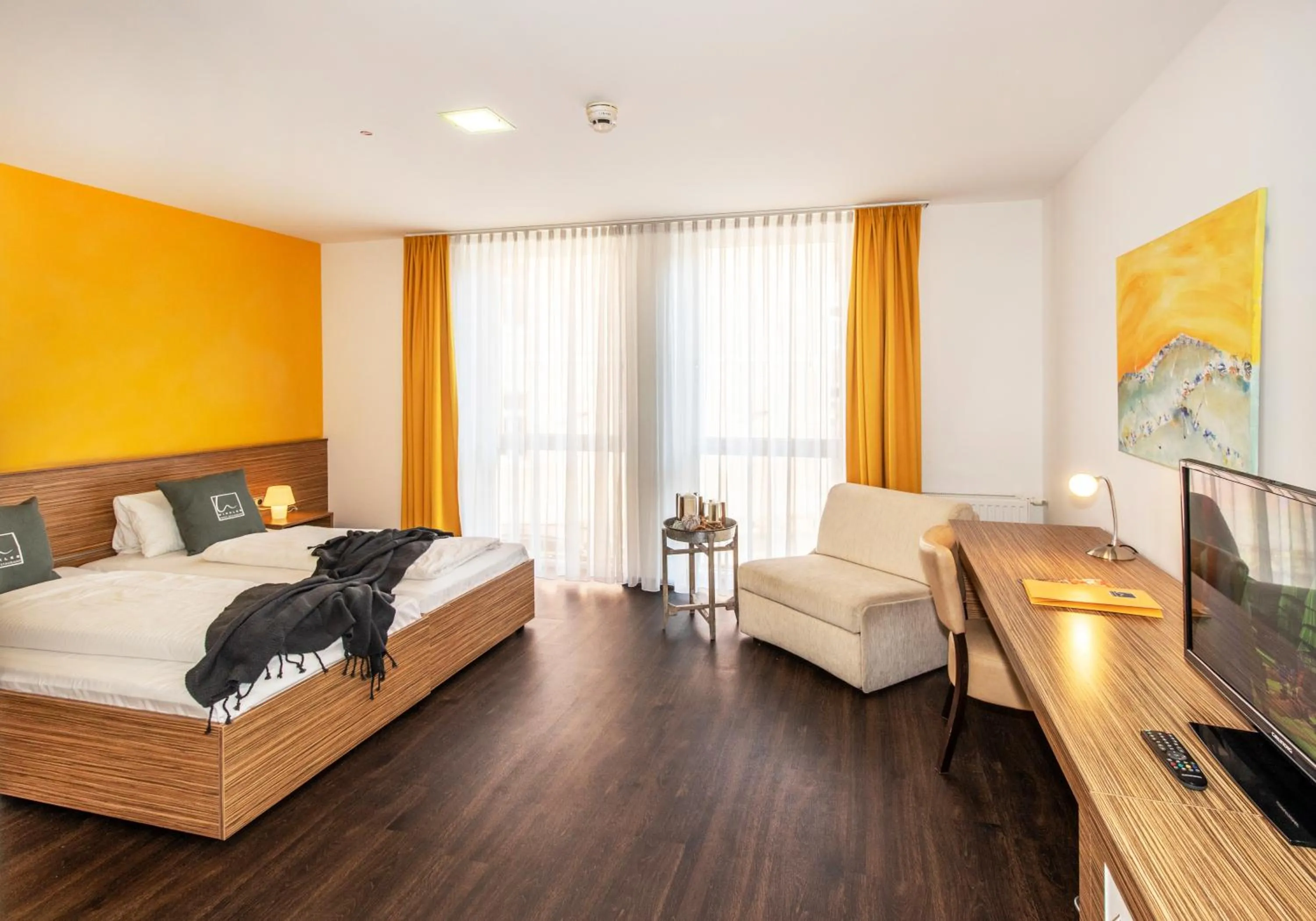 Bed in Hotel Restaurant Winkler