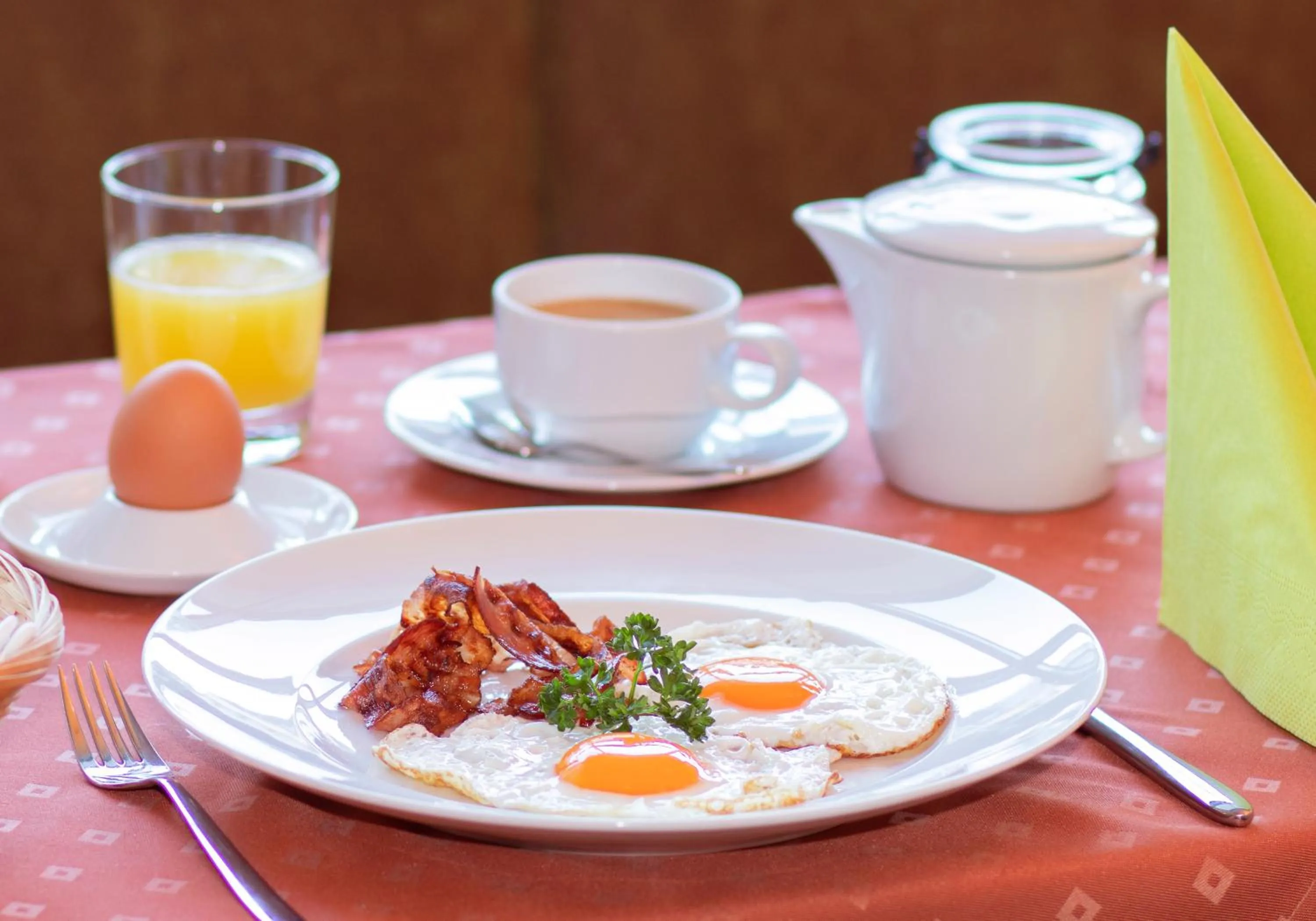 Food and drinks in Hotel Restaurant Winkler