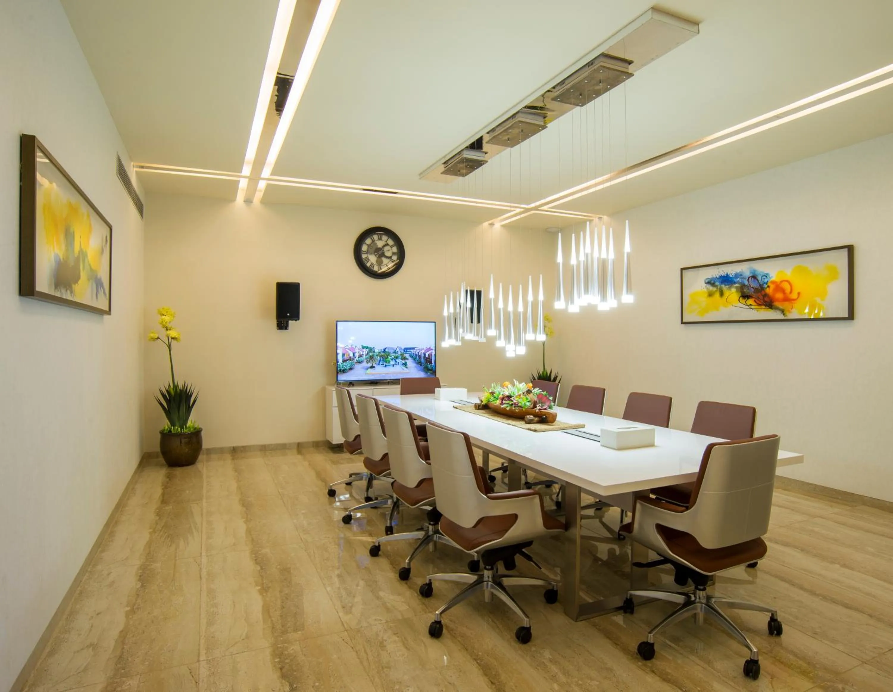 Meeting/conference room in WOODS - Mangalyam Meadows