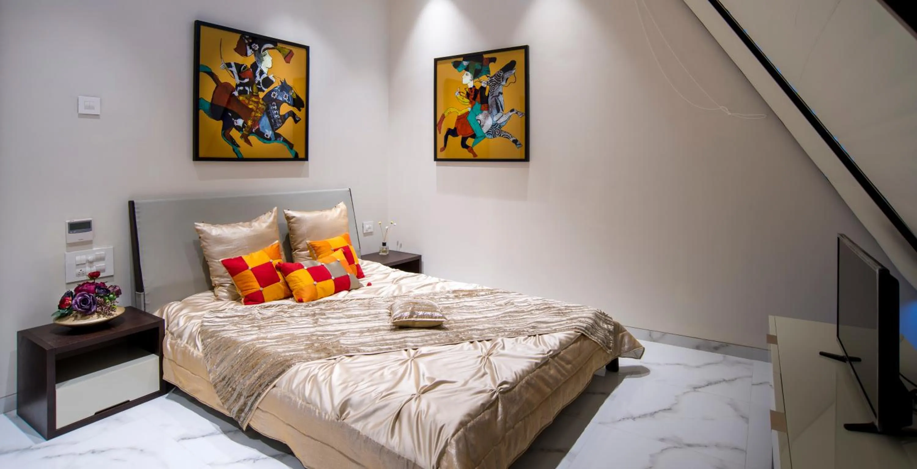 Bed in WOODS - Mangalyam Meadows