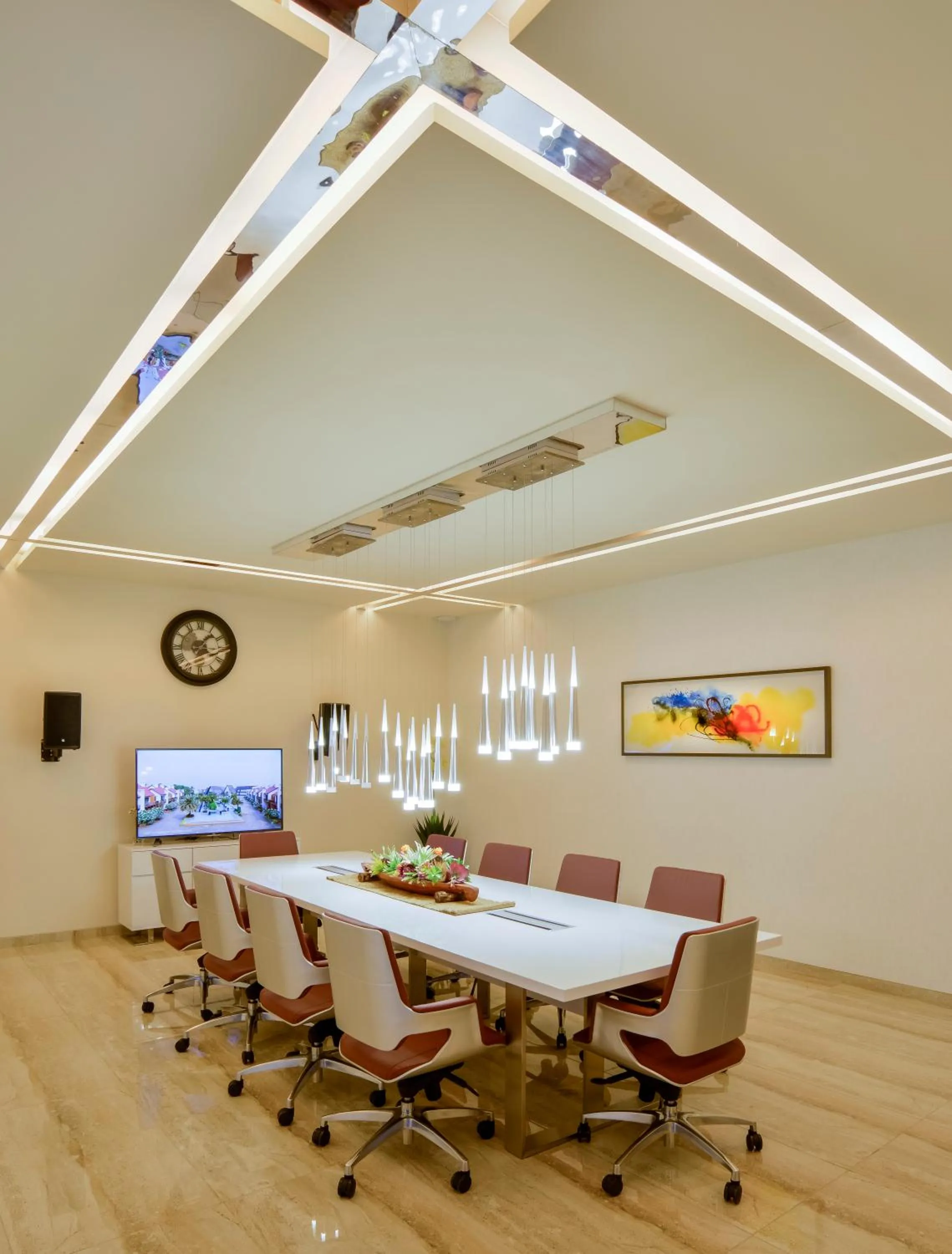 Meeting/conference room in WOODS - Mangalyam Meadows