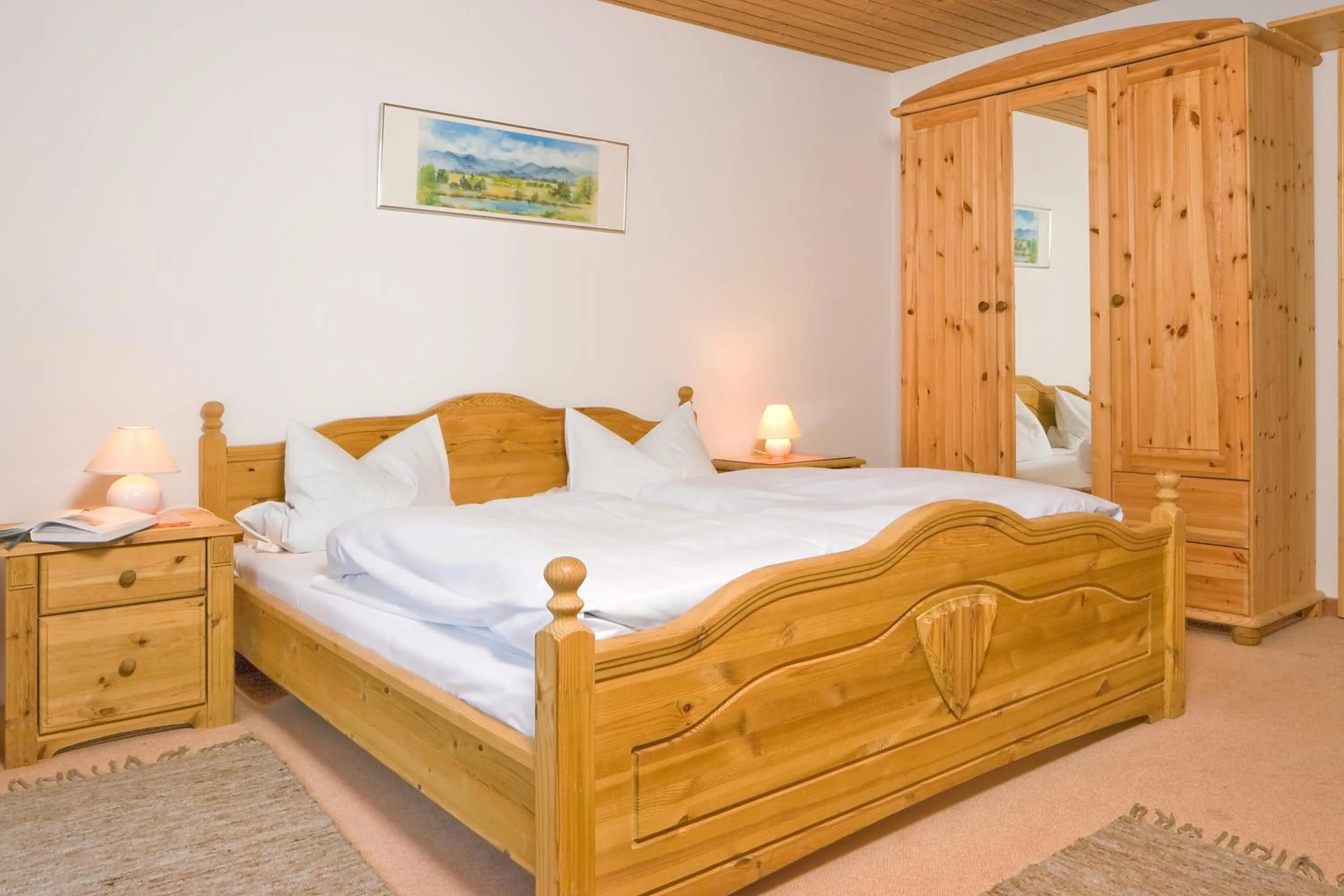 Bedroom, Bed in Gaestehaus Richter