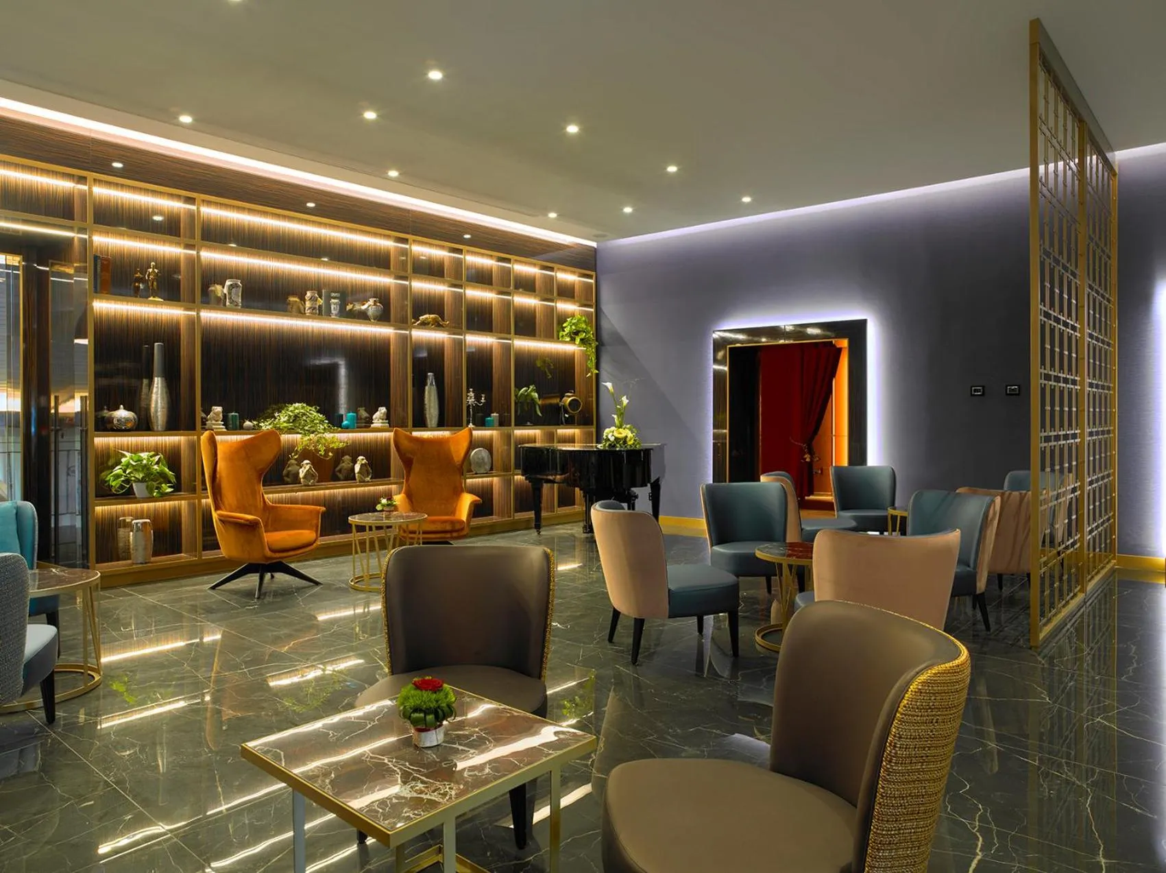 Lounge or bar in Hotel Niccolo' V - Terme dei Papi