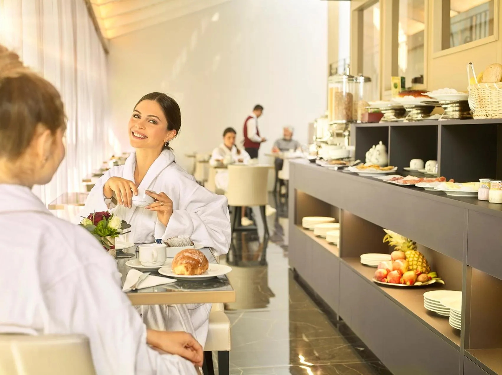 Breakfast in Hotel Niccolo' V - Terme dei Papi