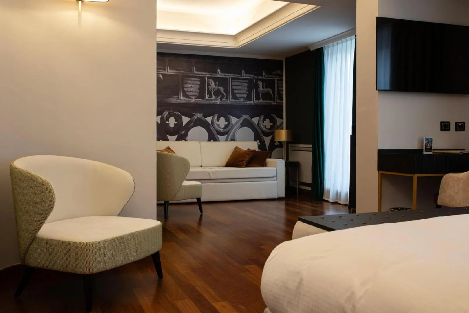 Bedroom, Bed in Hotel Niccolo' V - Terme dei Papi