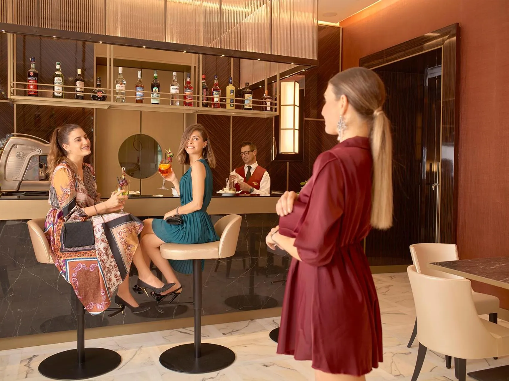 Lounge or bar in Hotel Niccolo' V - Terme dei Papi