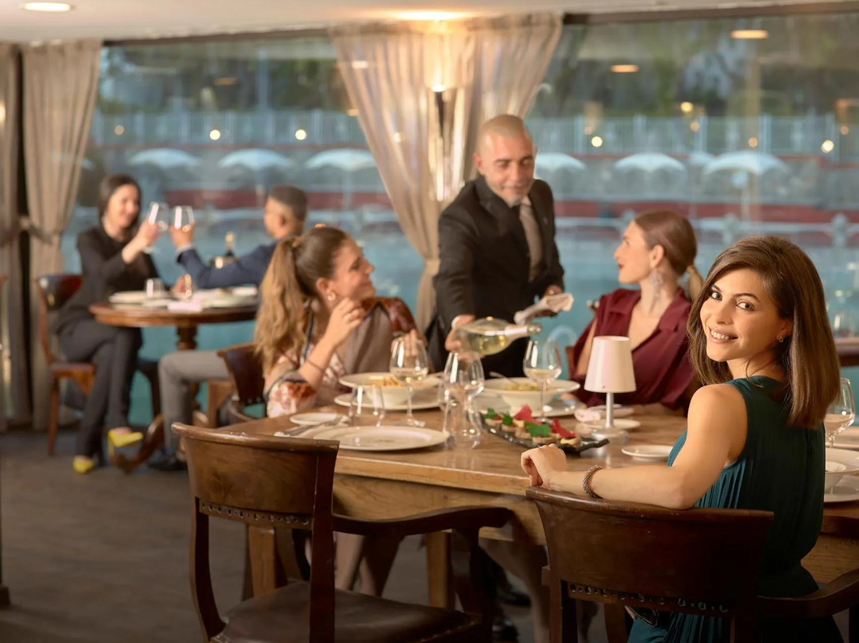 Restaurant/places to eat in Hotel Niccolo' V - Terme dei Papi