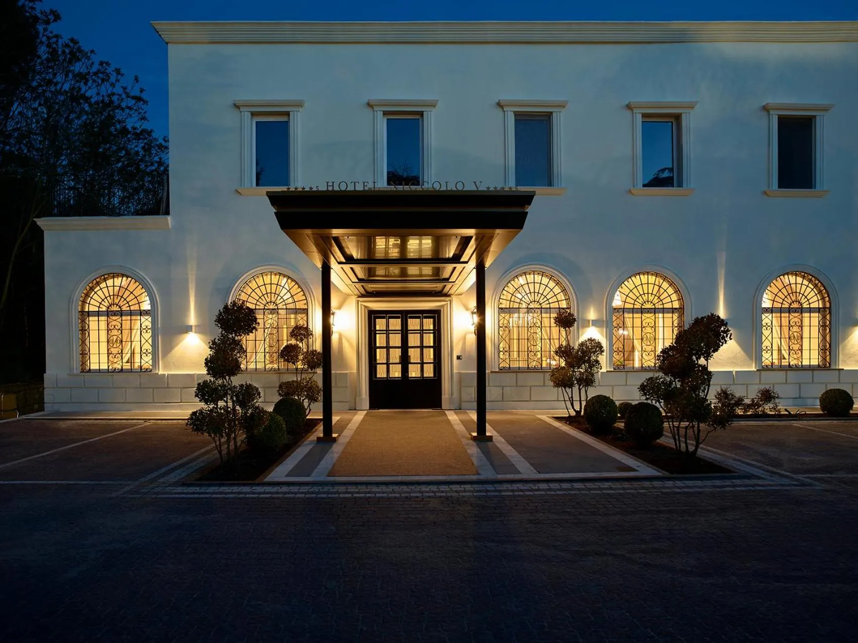 Property building in Hotel Niccolo' V - Terme dei Papi
