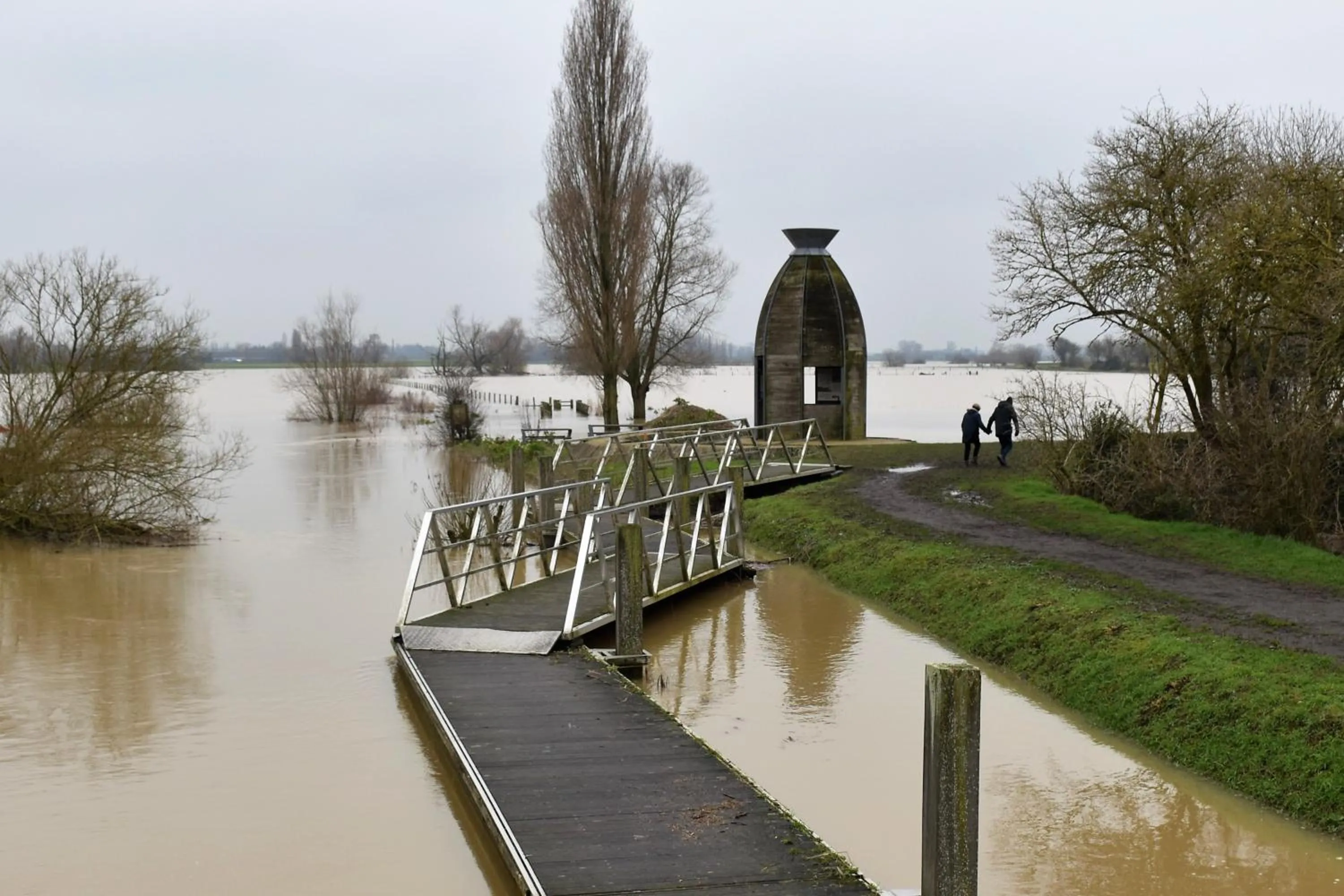 Natural landscape in B&B Stefans Pottery