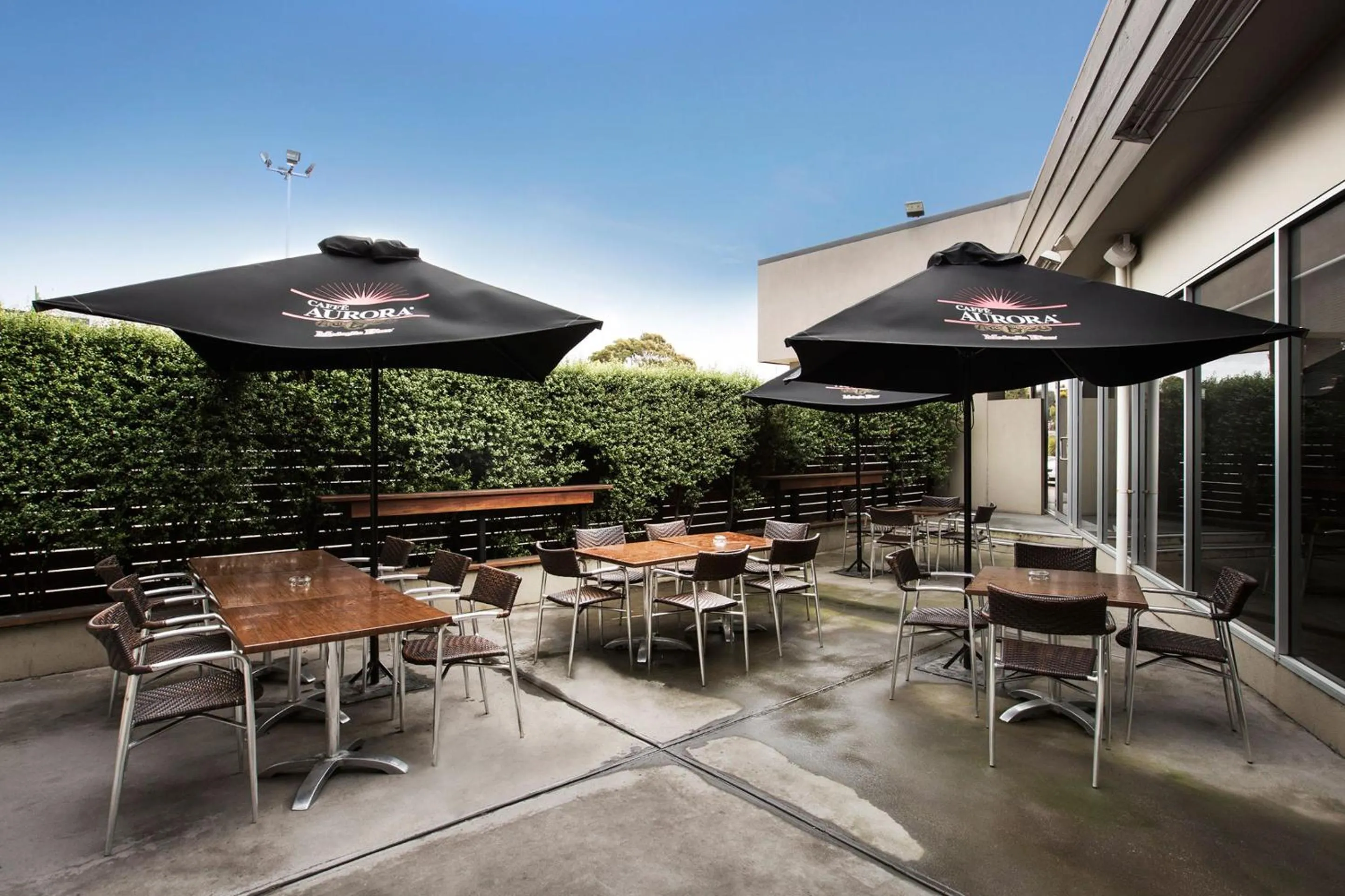 Patio in Nightcap at Gateway Hotel