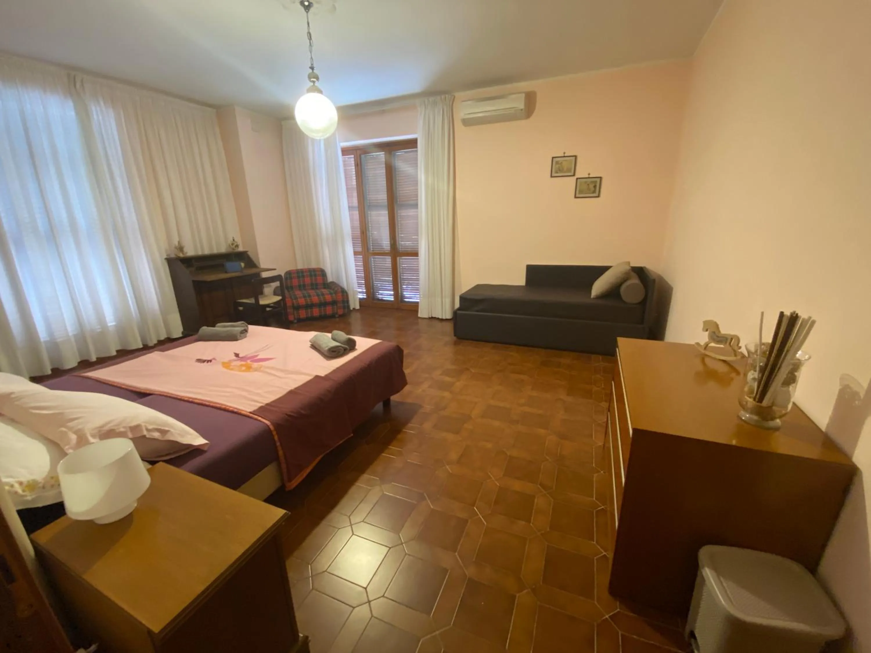 Balcony/Terrace, Bed in B&B Rox e Claudia