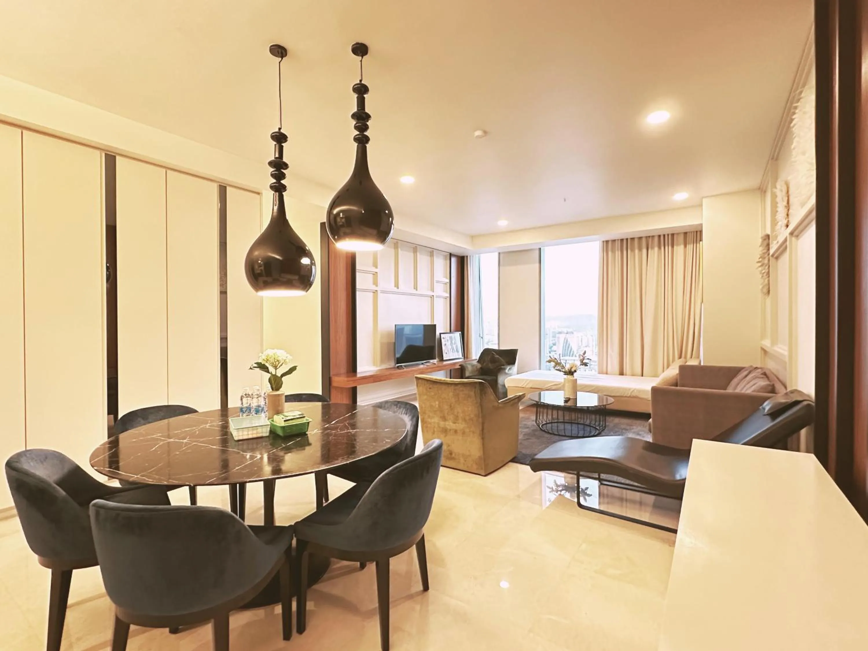 Living room in Tropicana The Residence By Klcc