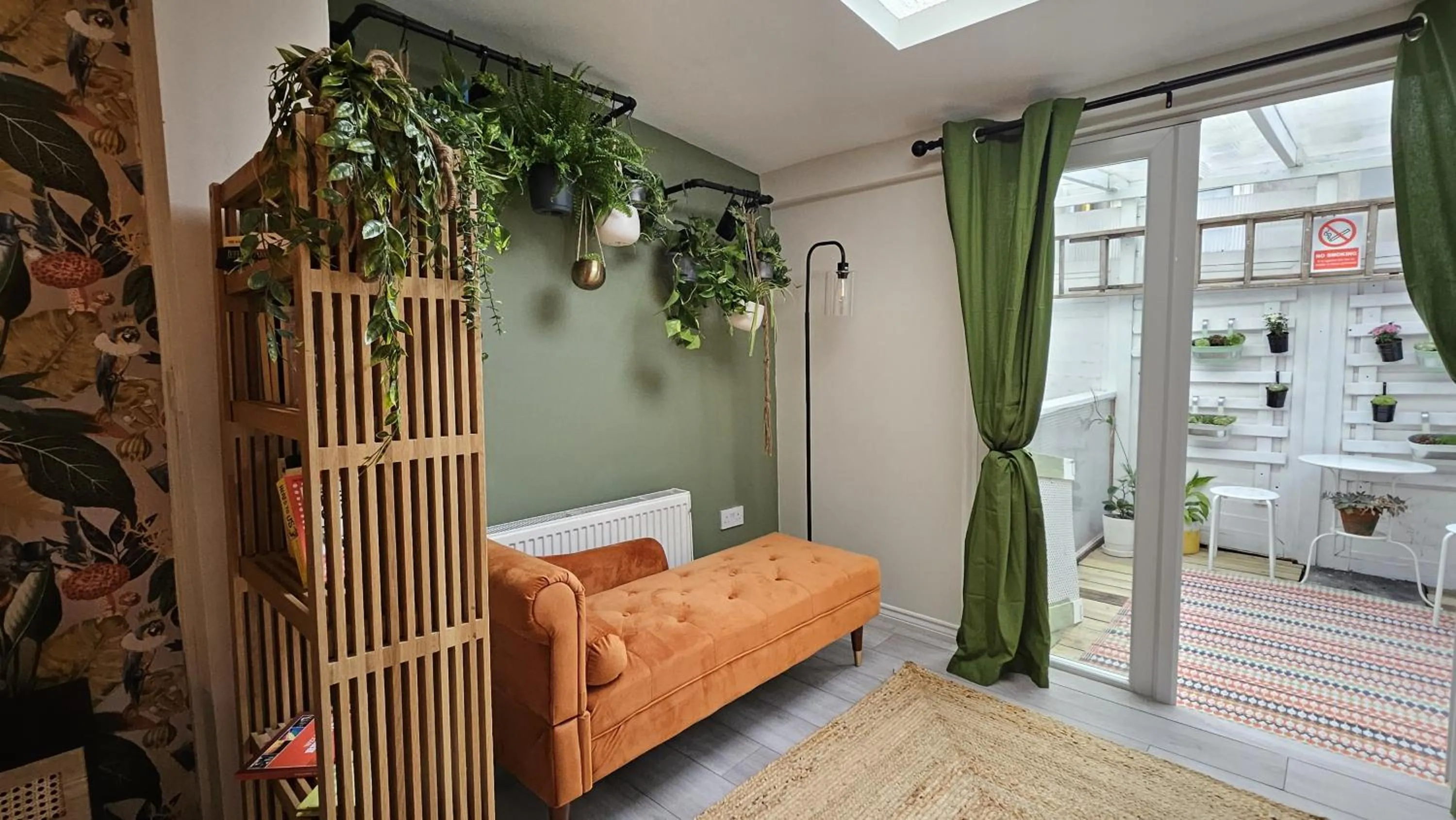 Seating area in Saltwater Guest House