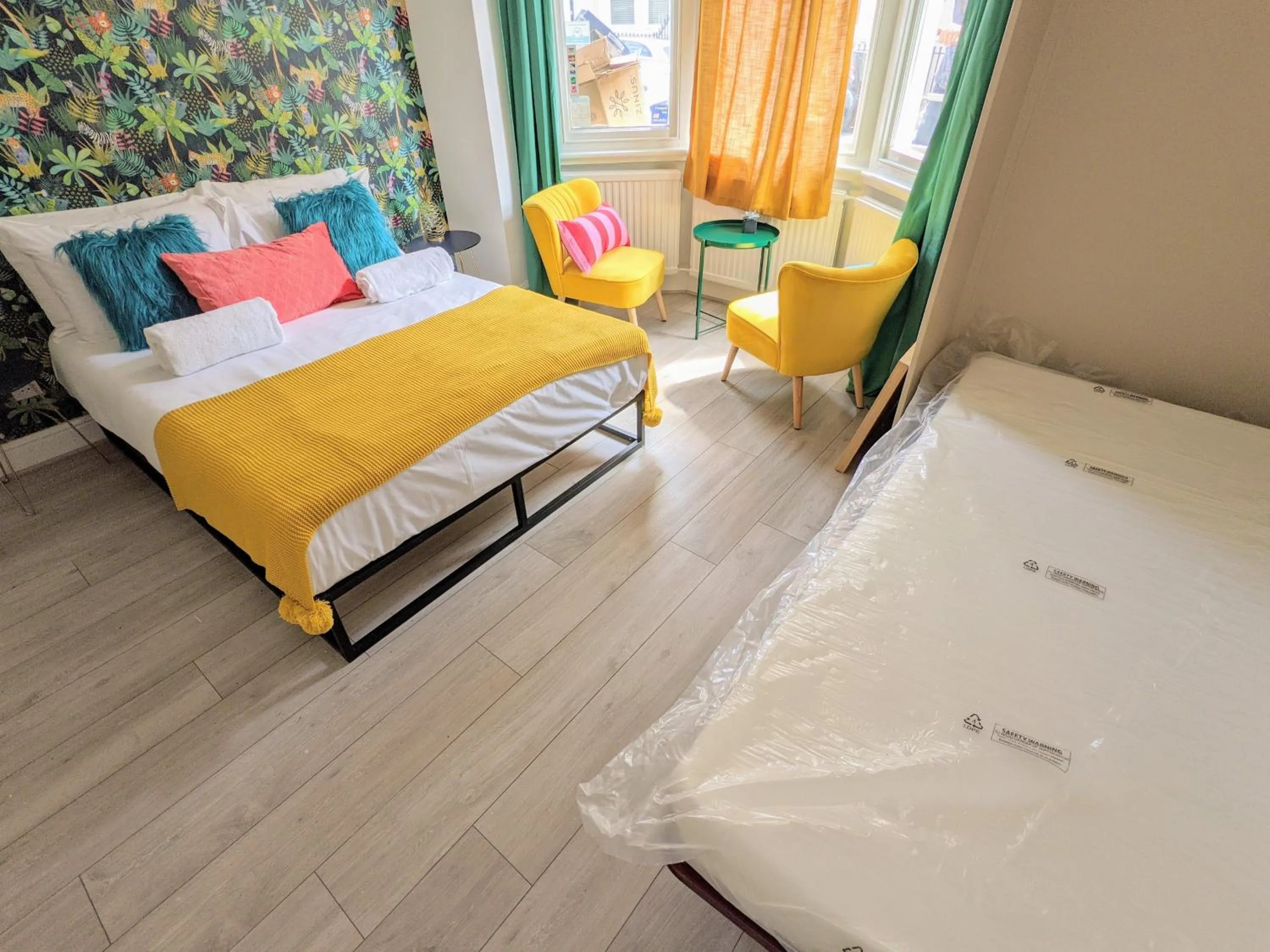 Bed in Saltwater Guest House