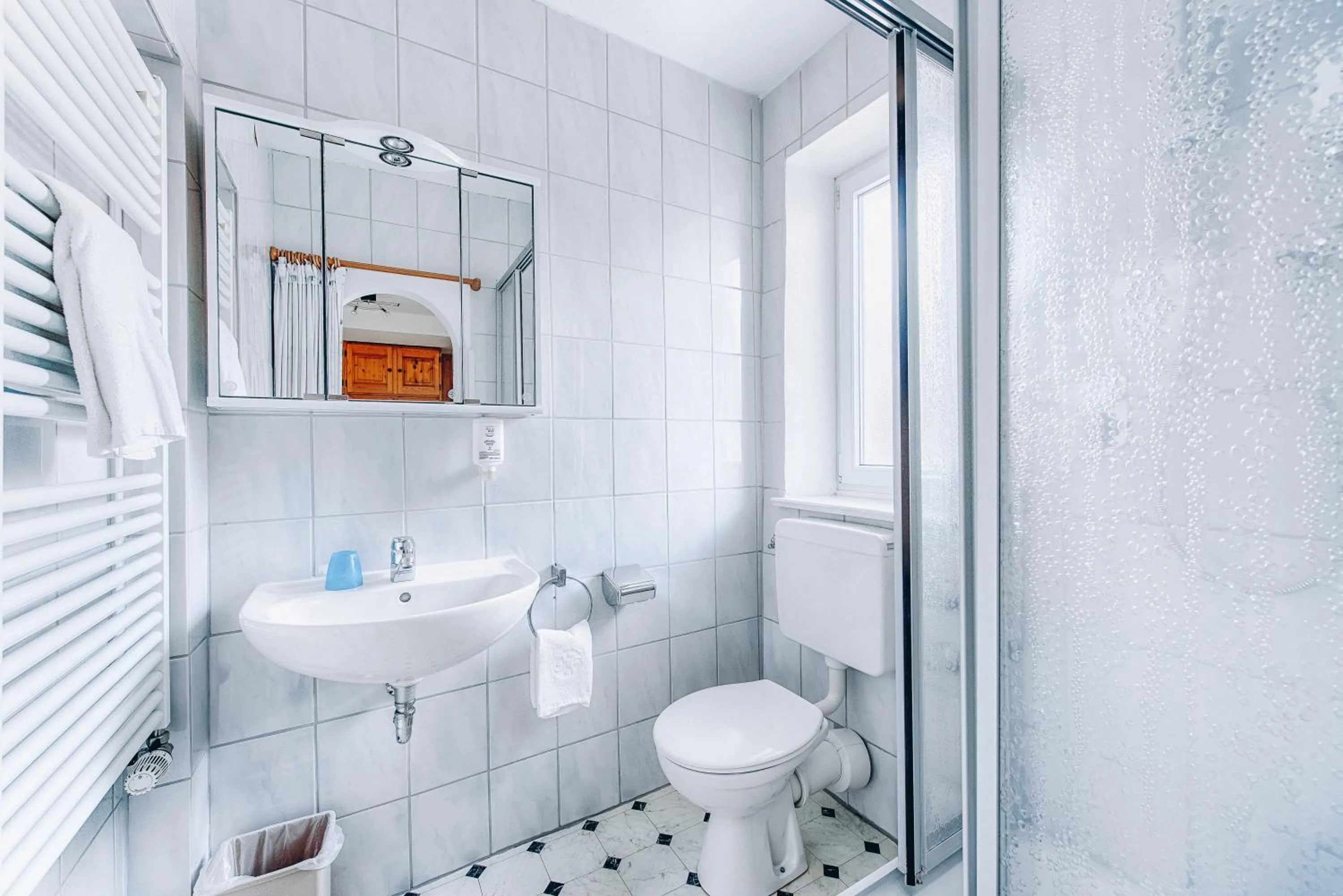 Shower in Hotel Garni Nuss