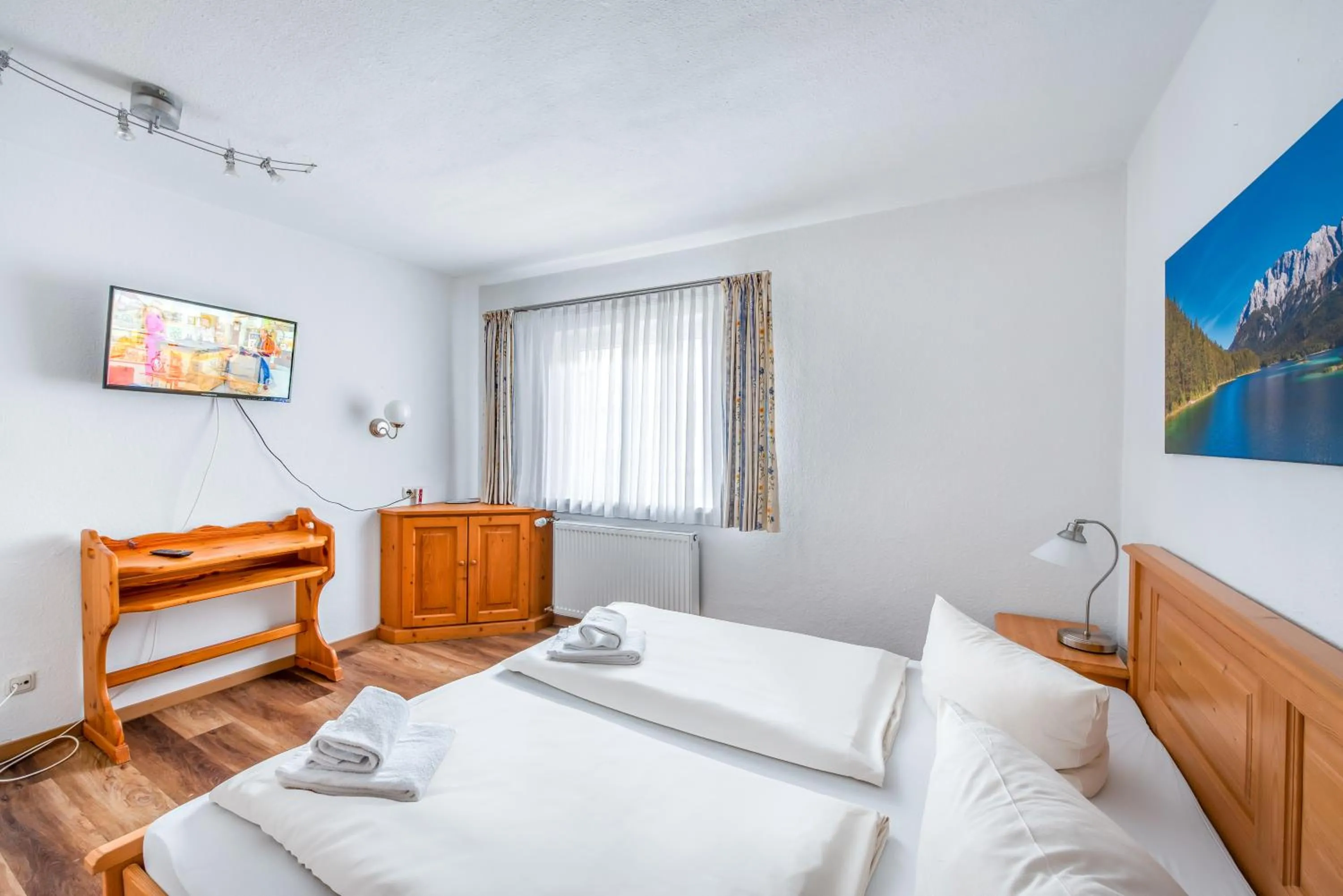 Bed in Hotel Garni Nuss