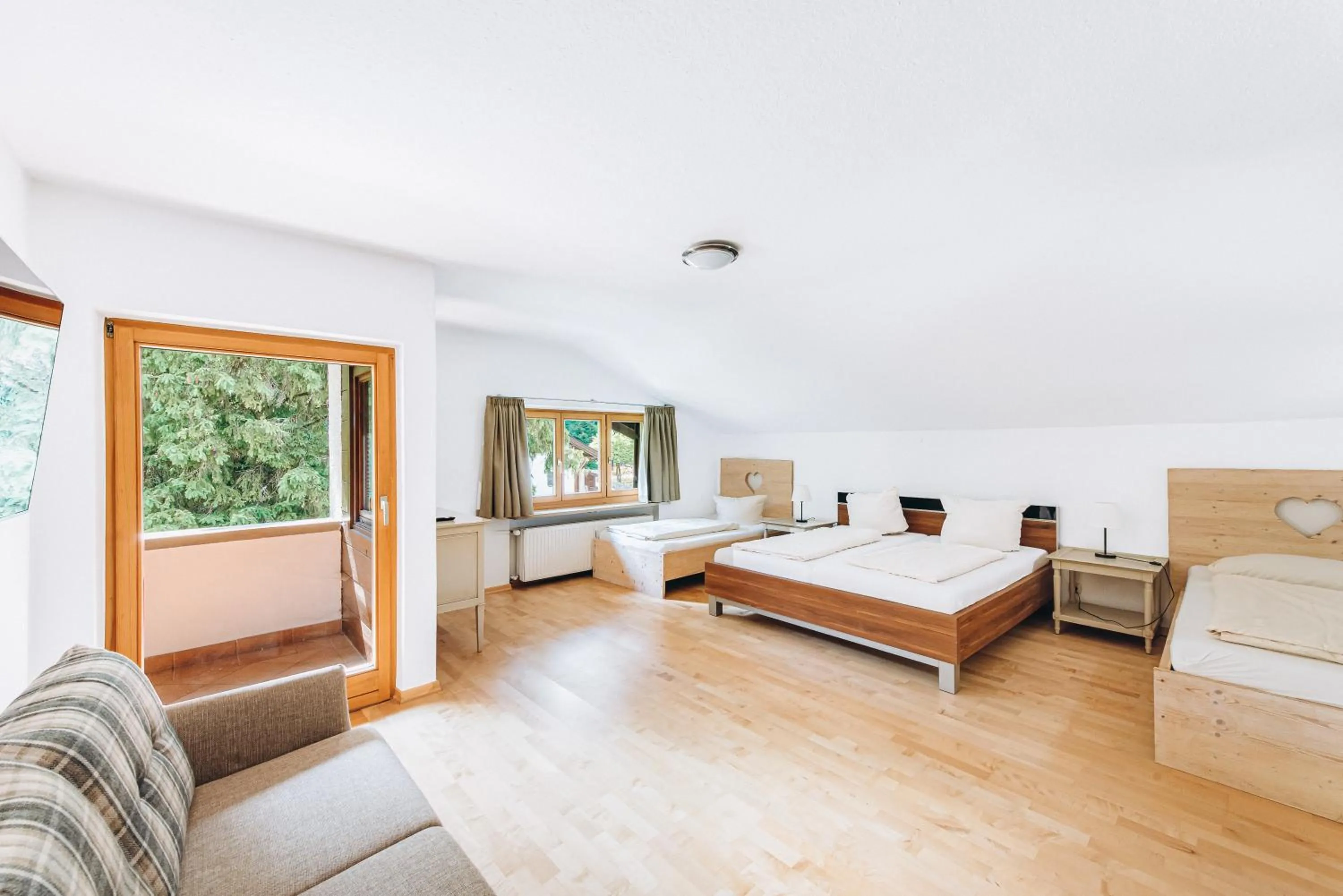 Bed in Hotel Garni Nuss