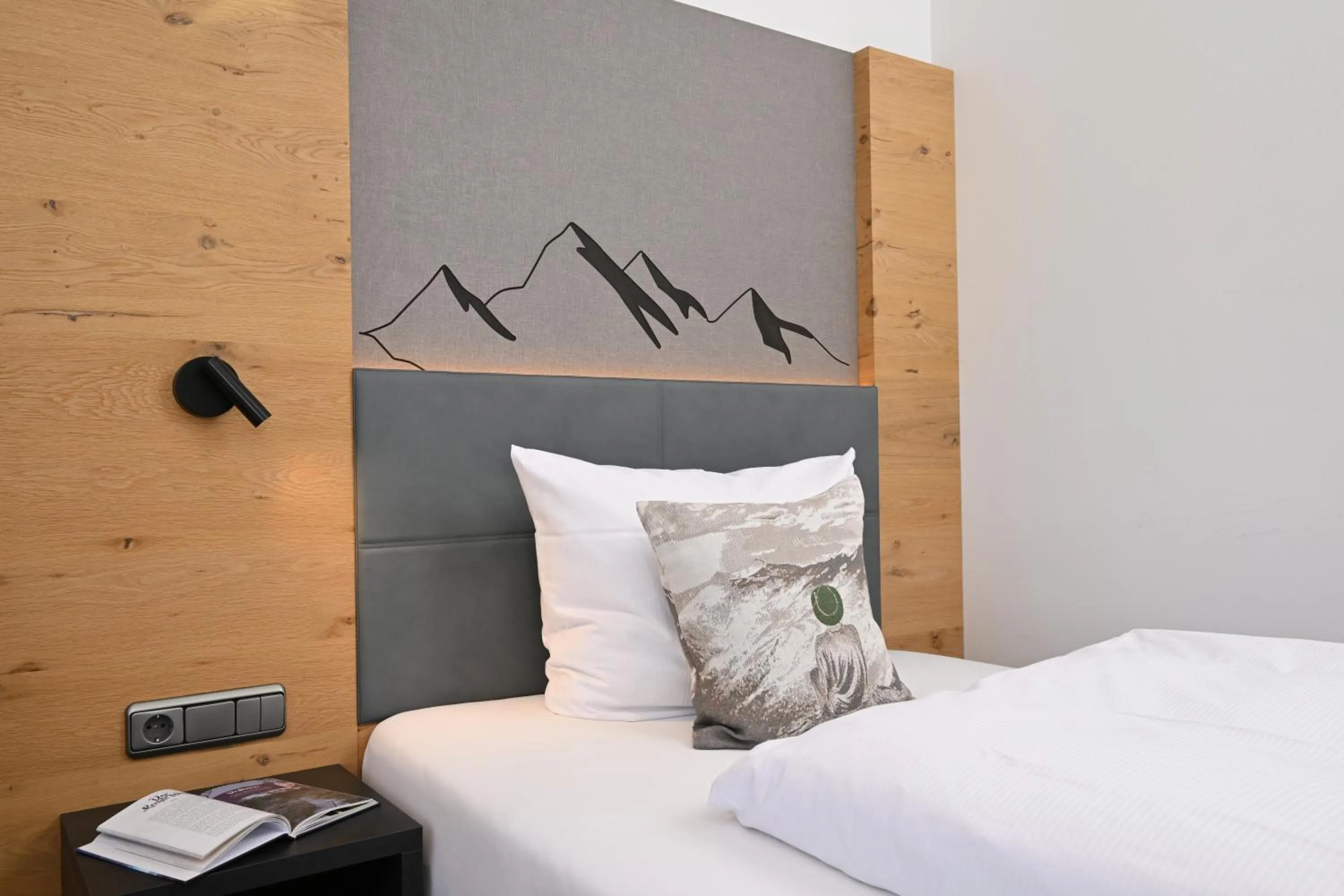 Decorative detail, Bed in Alpenhof Oberstdorf Hotel & SPA, Signature Collection by BW