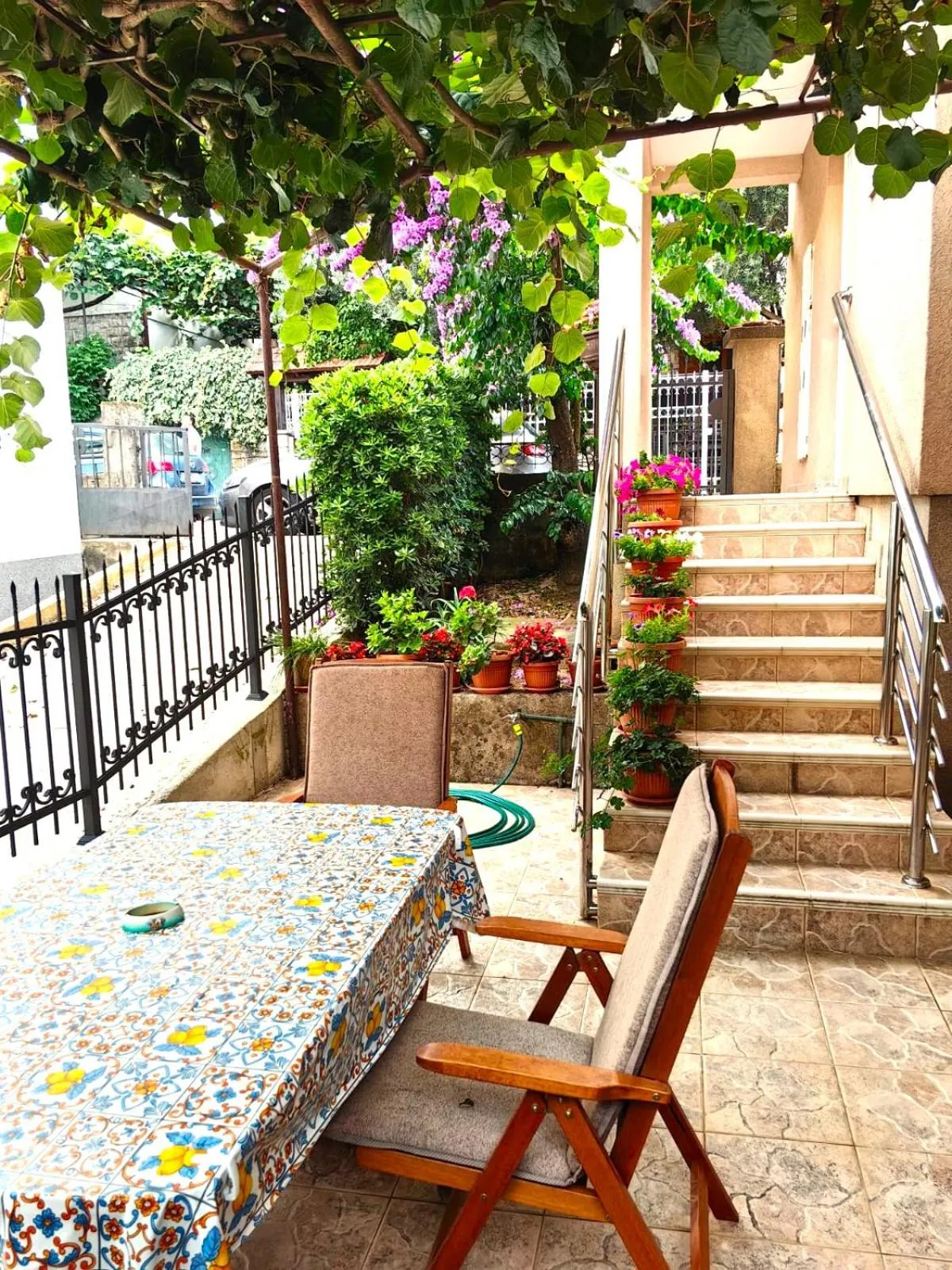 Patio in El Mar Apartments