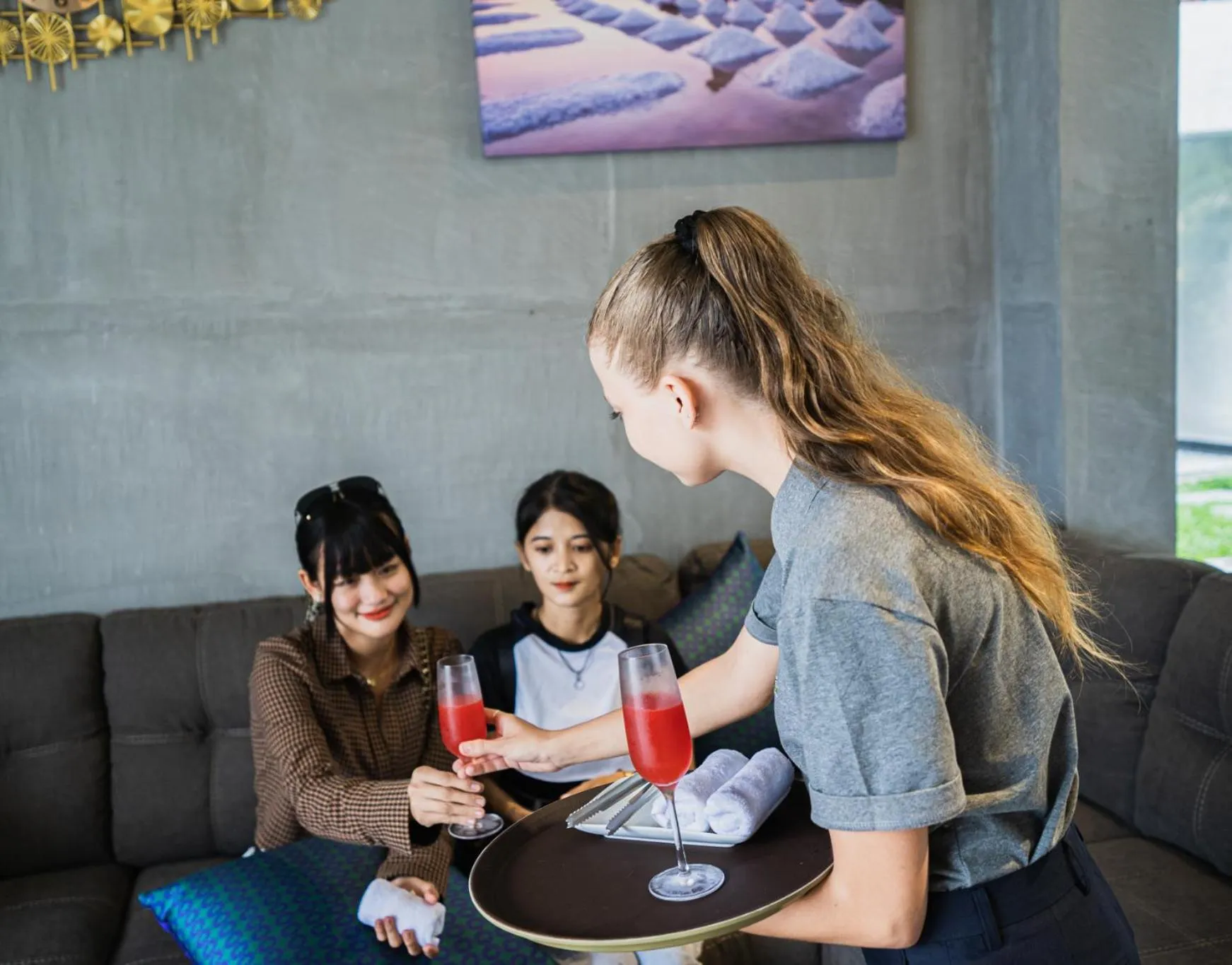 Lobby or reception in Kampot Sweet Boutique