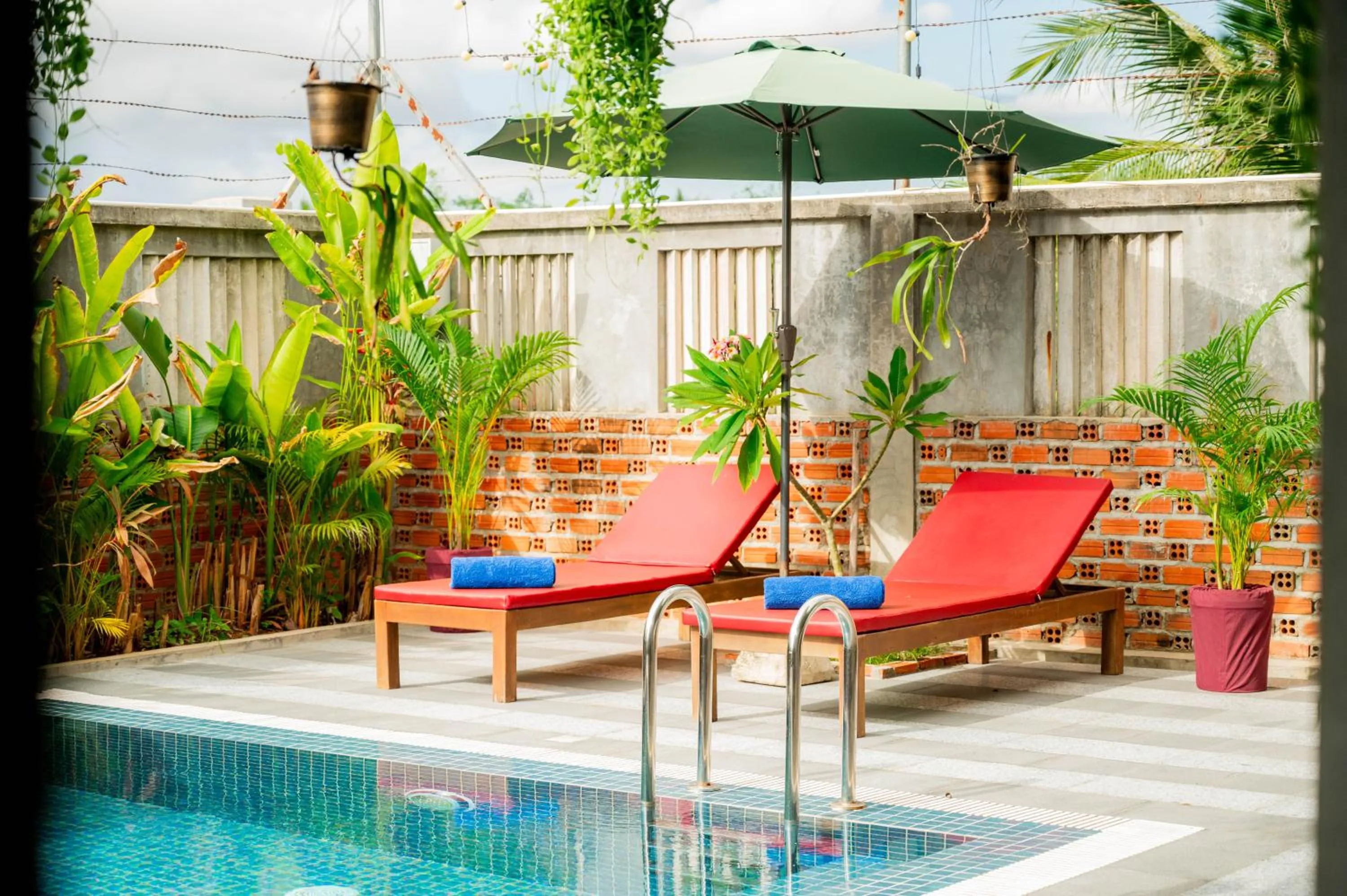 Seating area in Kampot Sweet Boutique