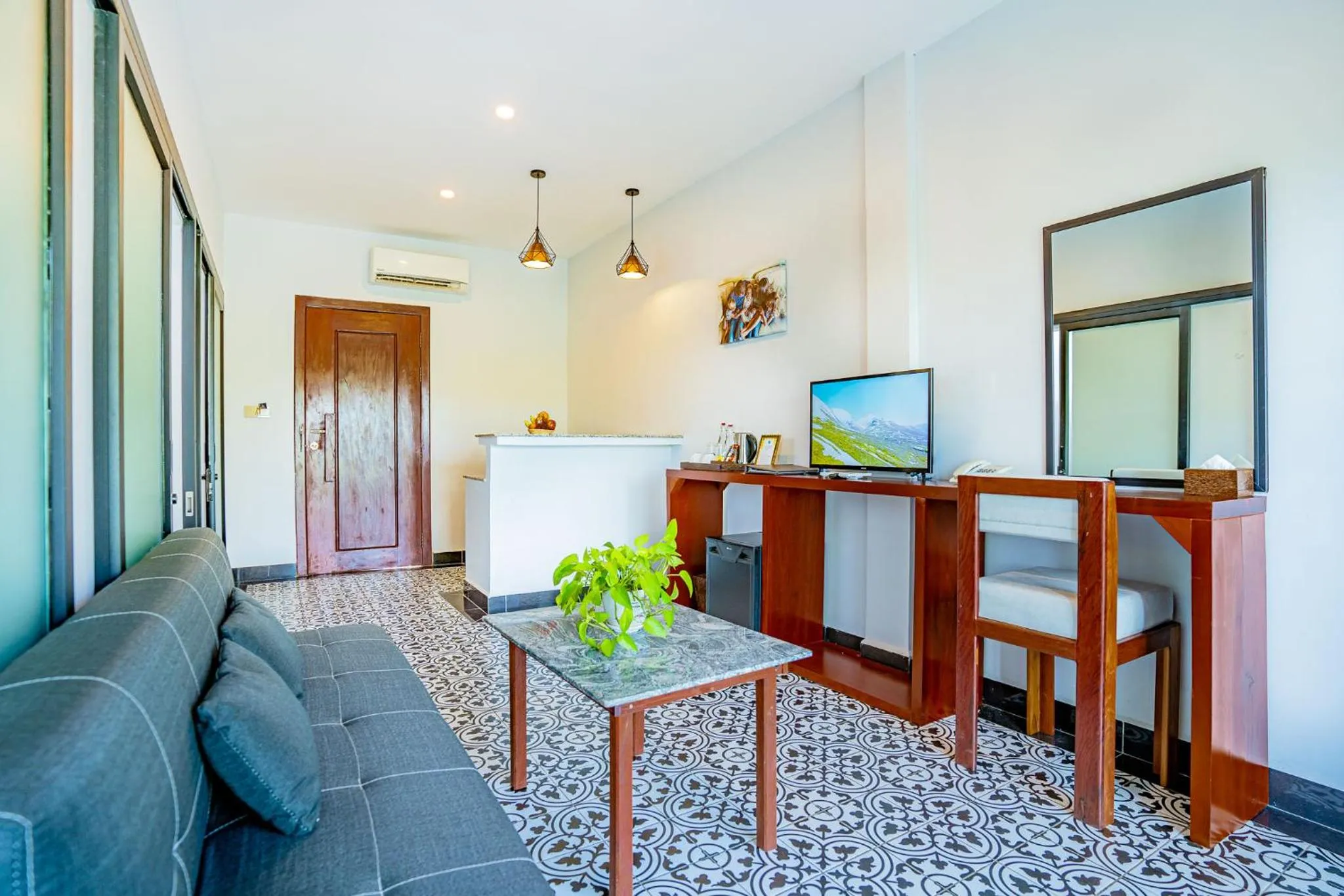 Living room in Kampot Sweet Boutique