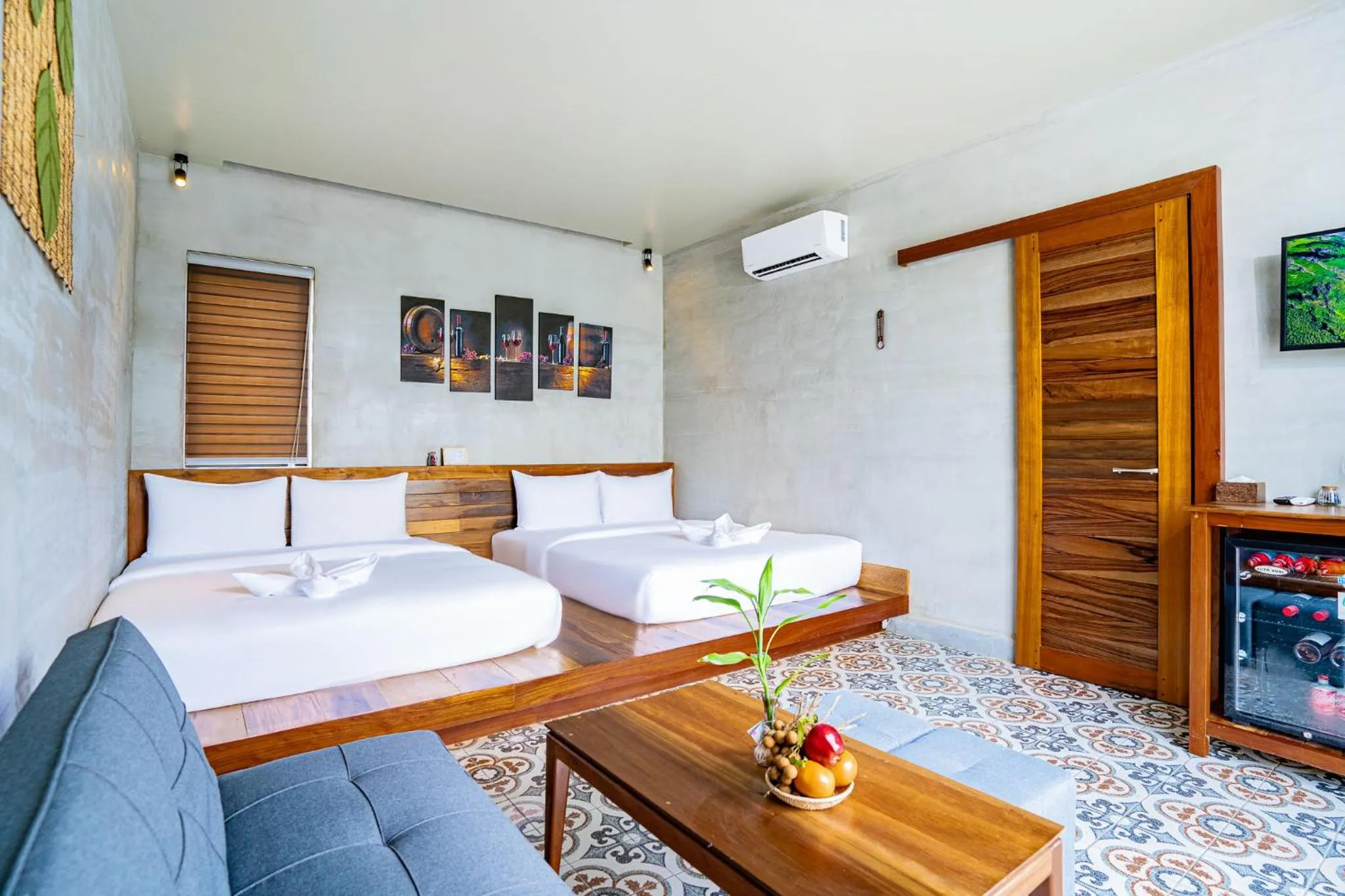 Bedroom, Bed in Kampot Sweet Boutique