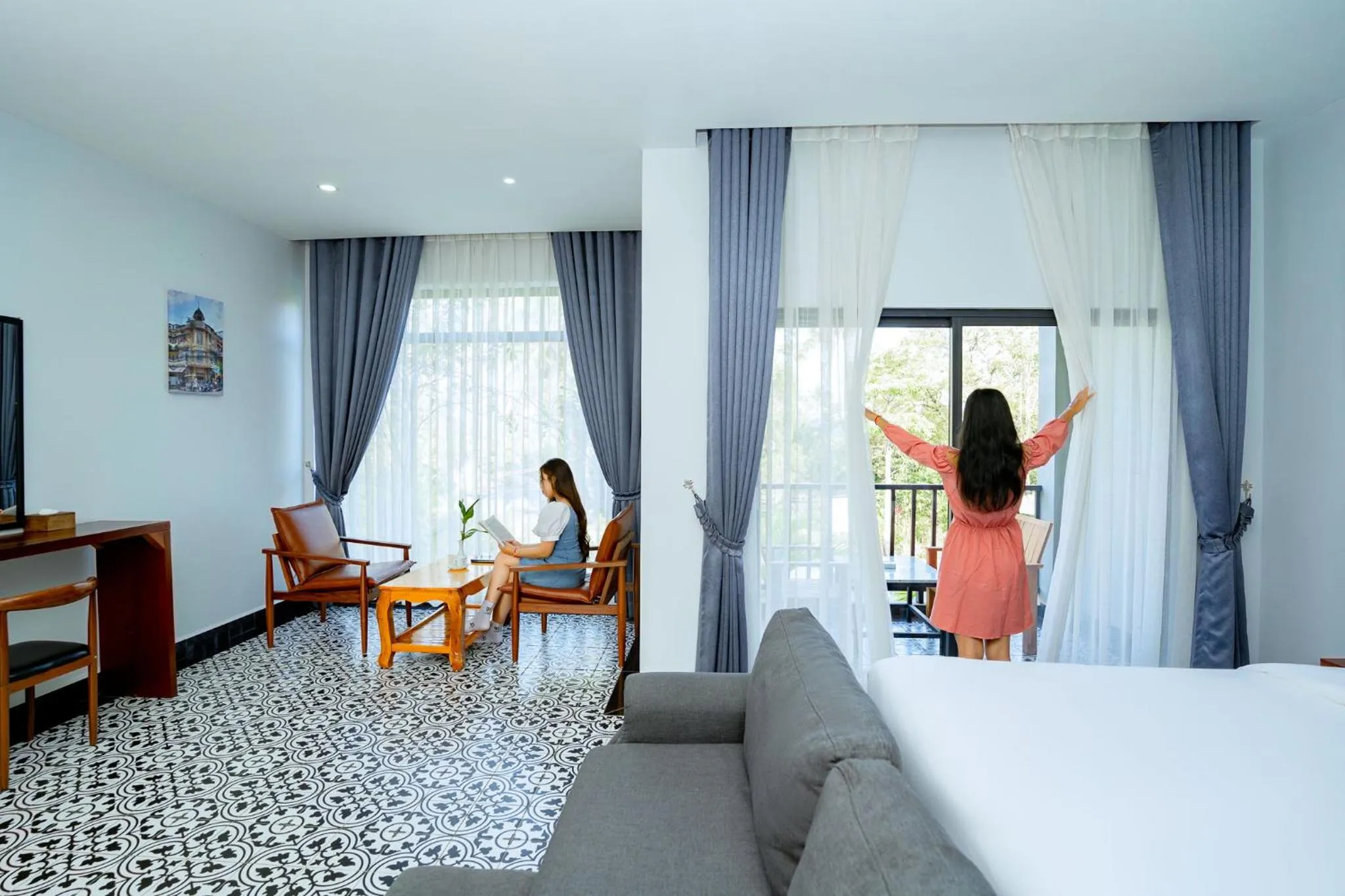 Bedroom, Bed in Kampot Sweet Boutique