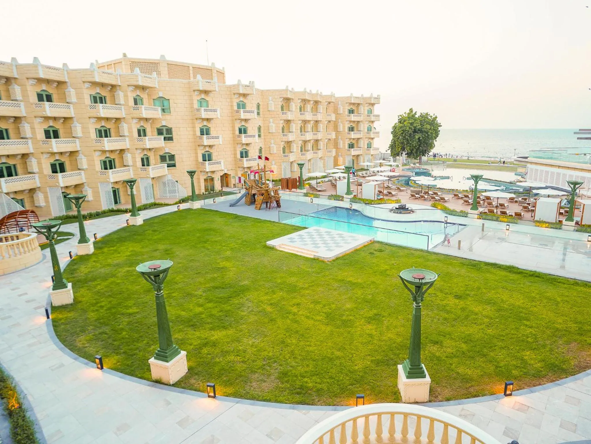 Garden view in Grand Hyatt Muscat