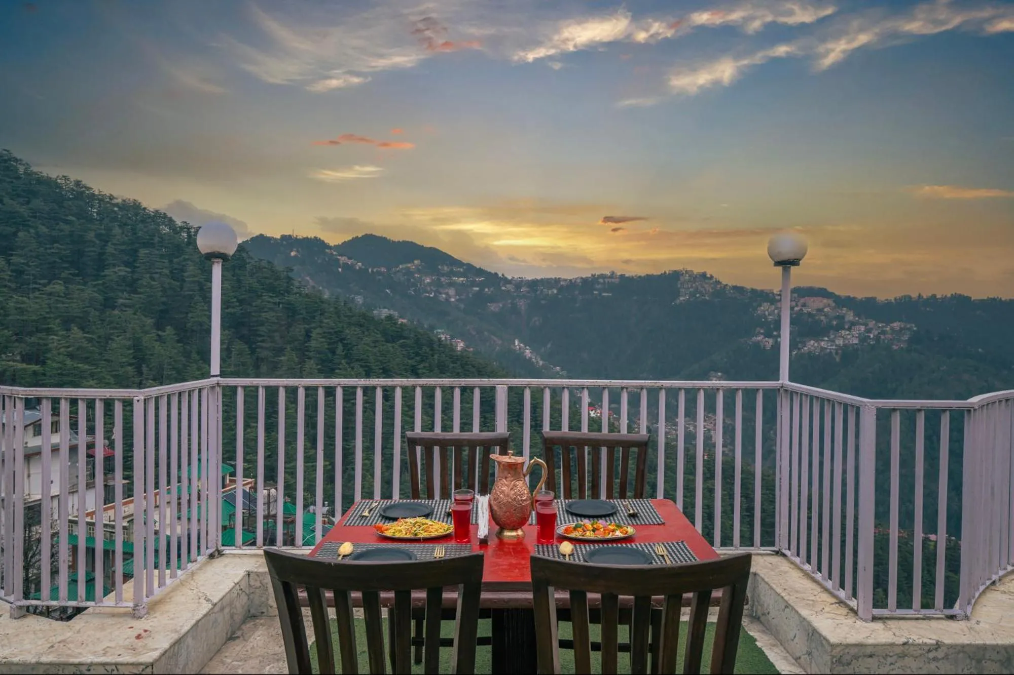 Balcony/Terrace in Seven Hills Shimla by Him Haults Hospitality