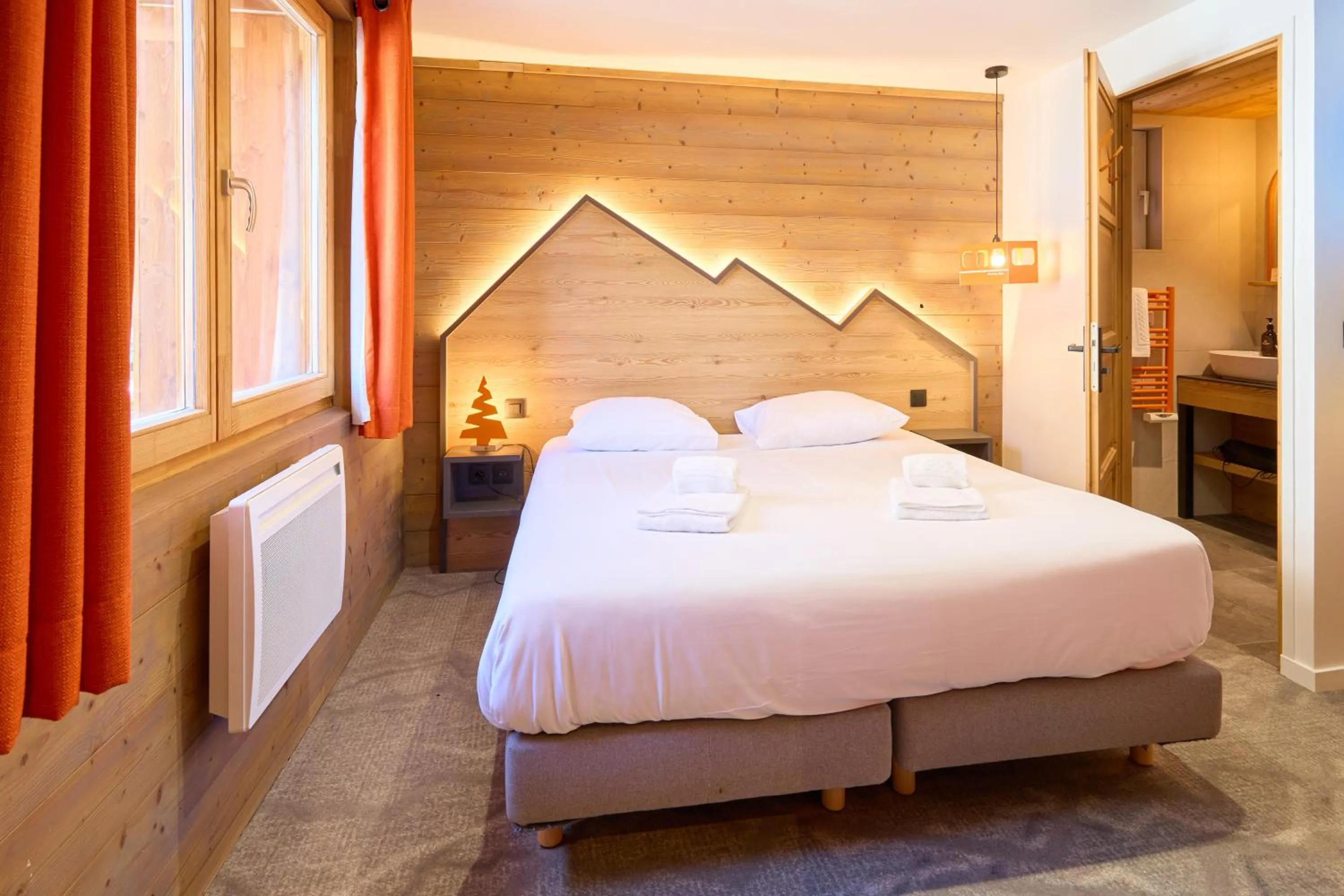 Bed in Hotel Base Camp Lodge - Les 2 Alpes