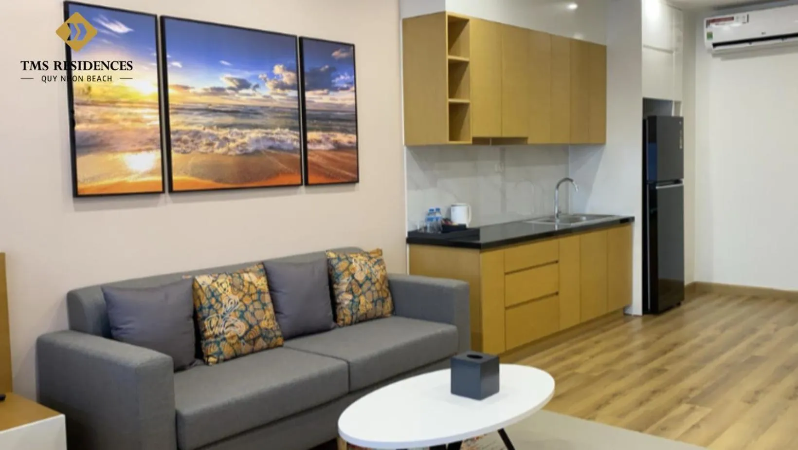 Living room in TMS Residences Quy Nhon - Official