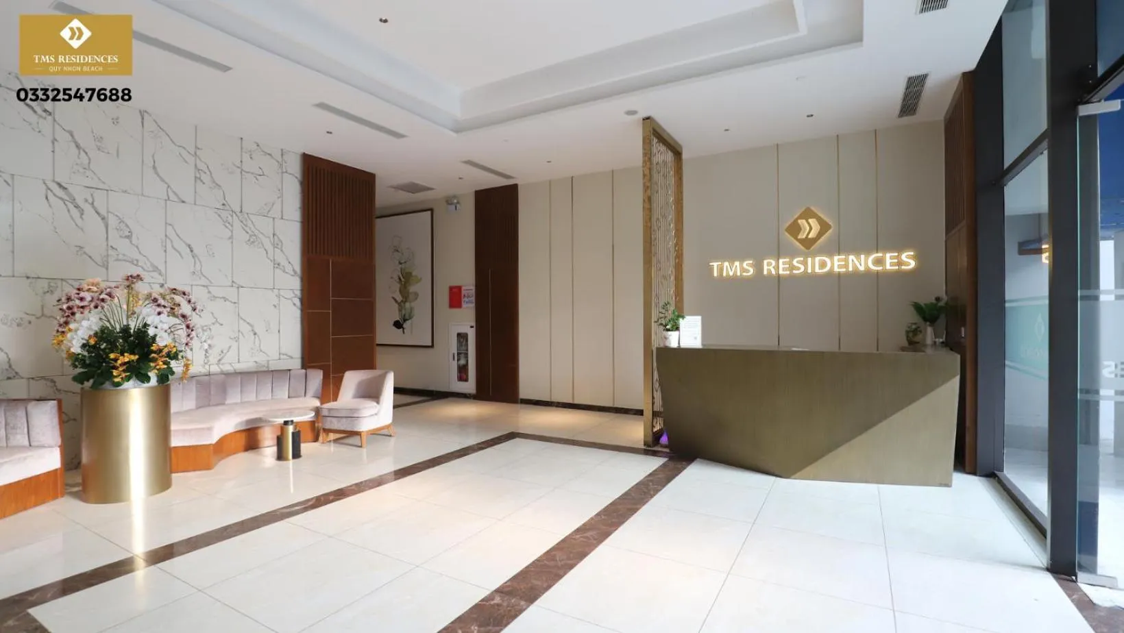 Lobby or reception in TMS Residences Quy Nhon - Official