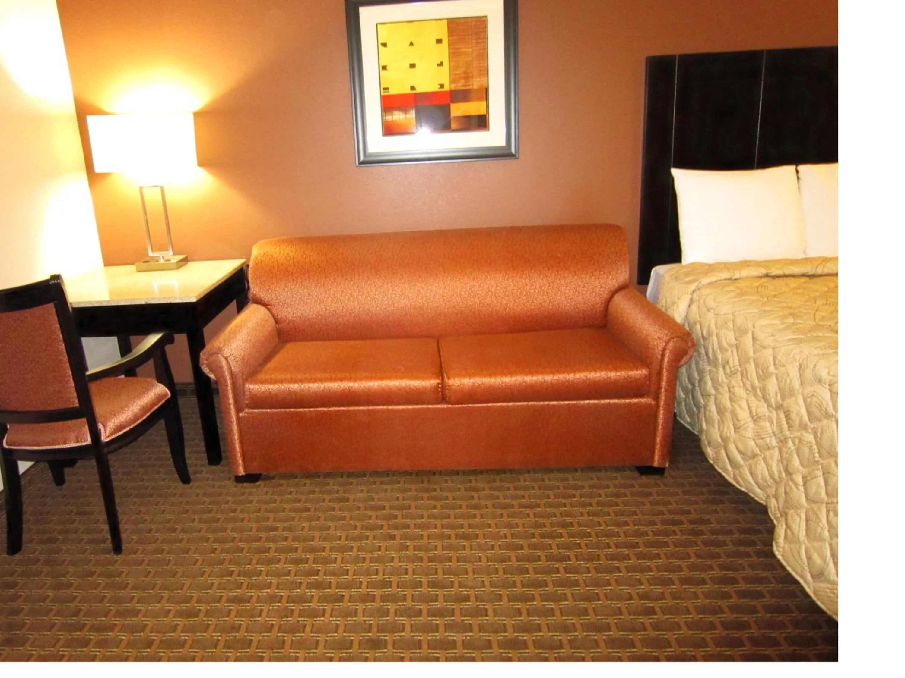 Living room in Red Carpet Inn and Suites Monmouth Junction