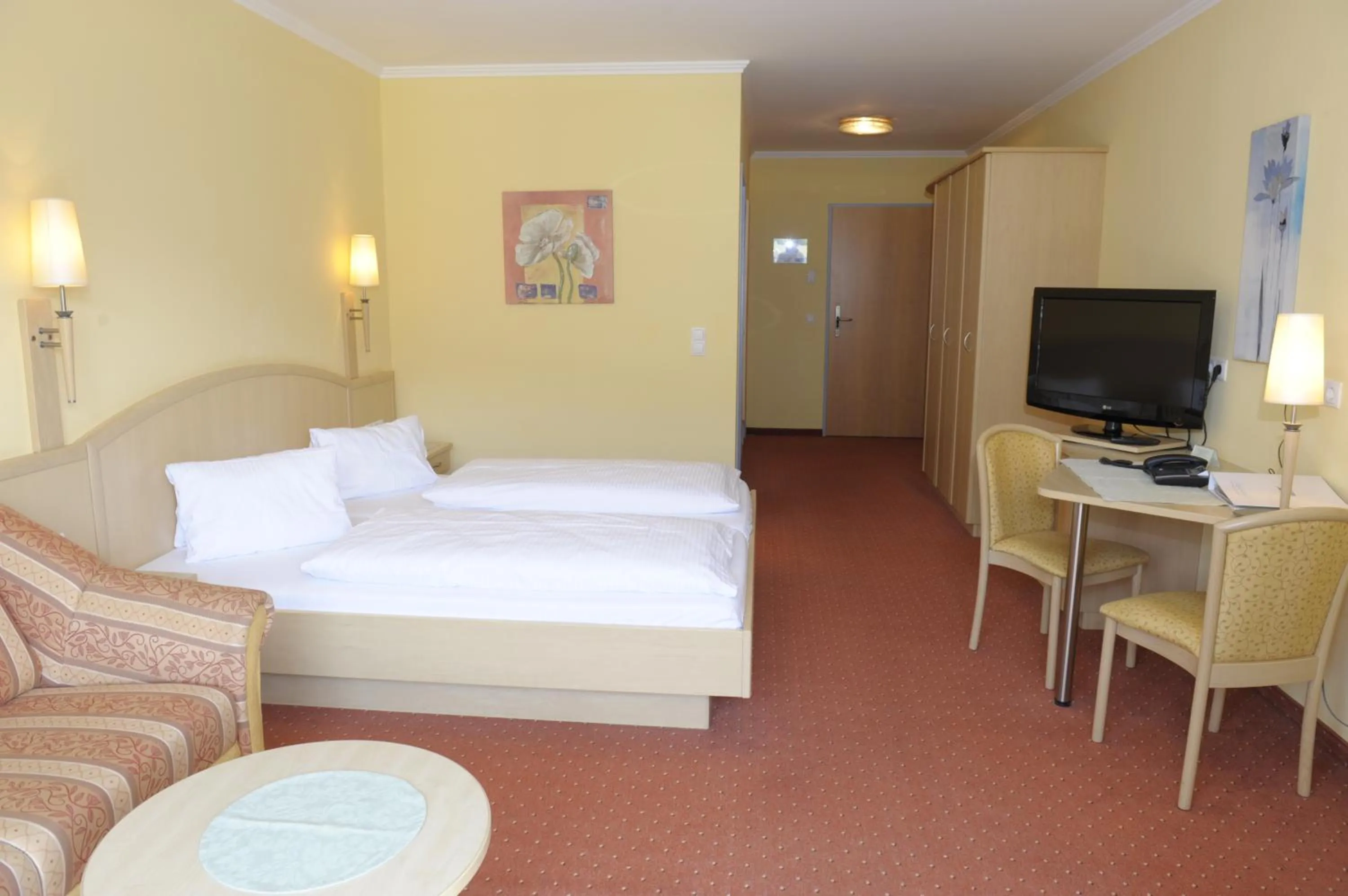 Bed in Landhotel Stofflerwirt