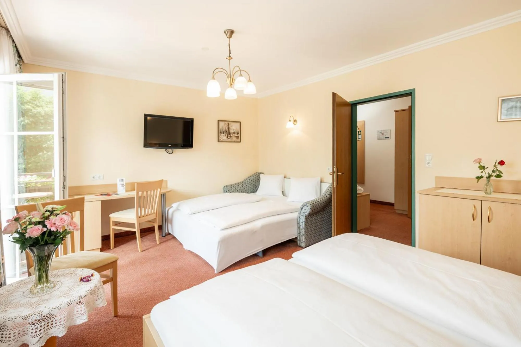 Photo of the whole room, Bed in Landhotel Stofflerwirt