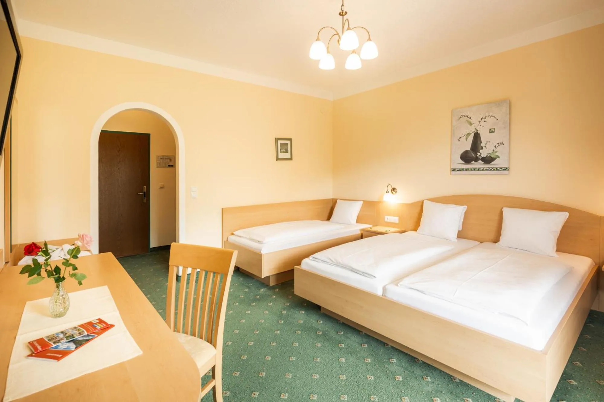 Photo of the whole room, Bed in Landhotel Stofflerwirt