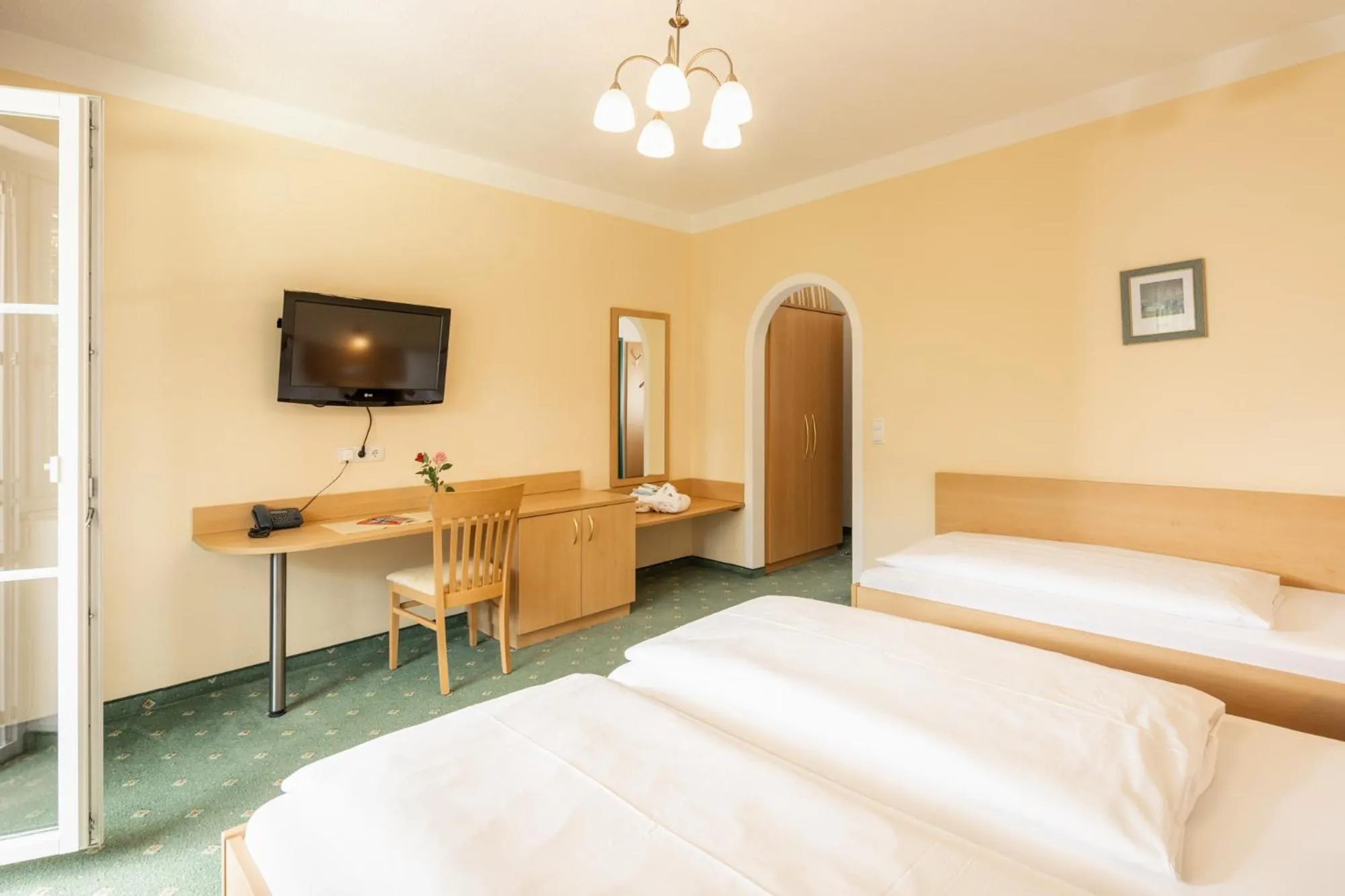 Photo of the whole room, Bed in Landhotel Stofflerwirt