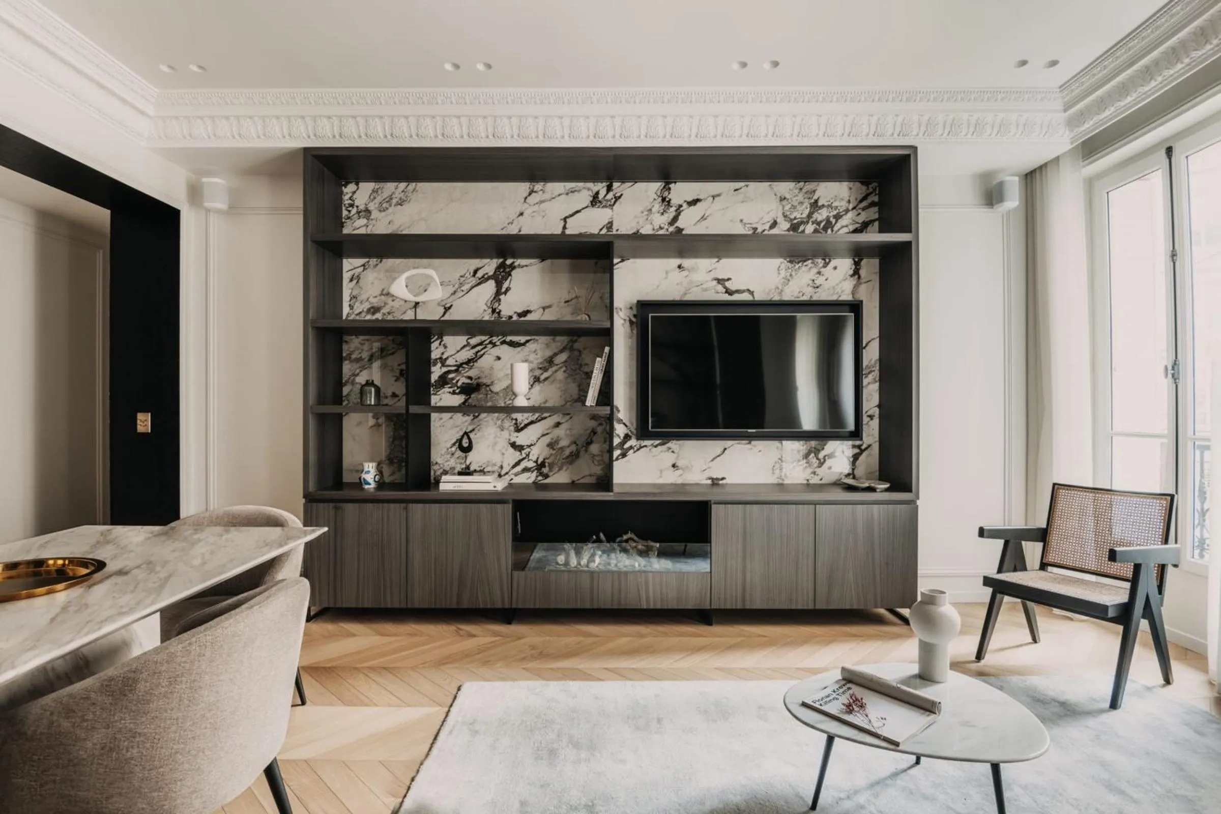 Living room in HIGHSTAY - Luxury Serviced Apartments - Champs-Elysées