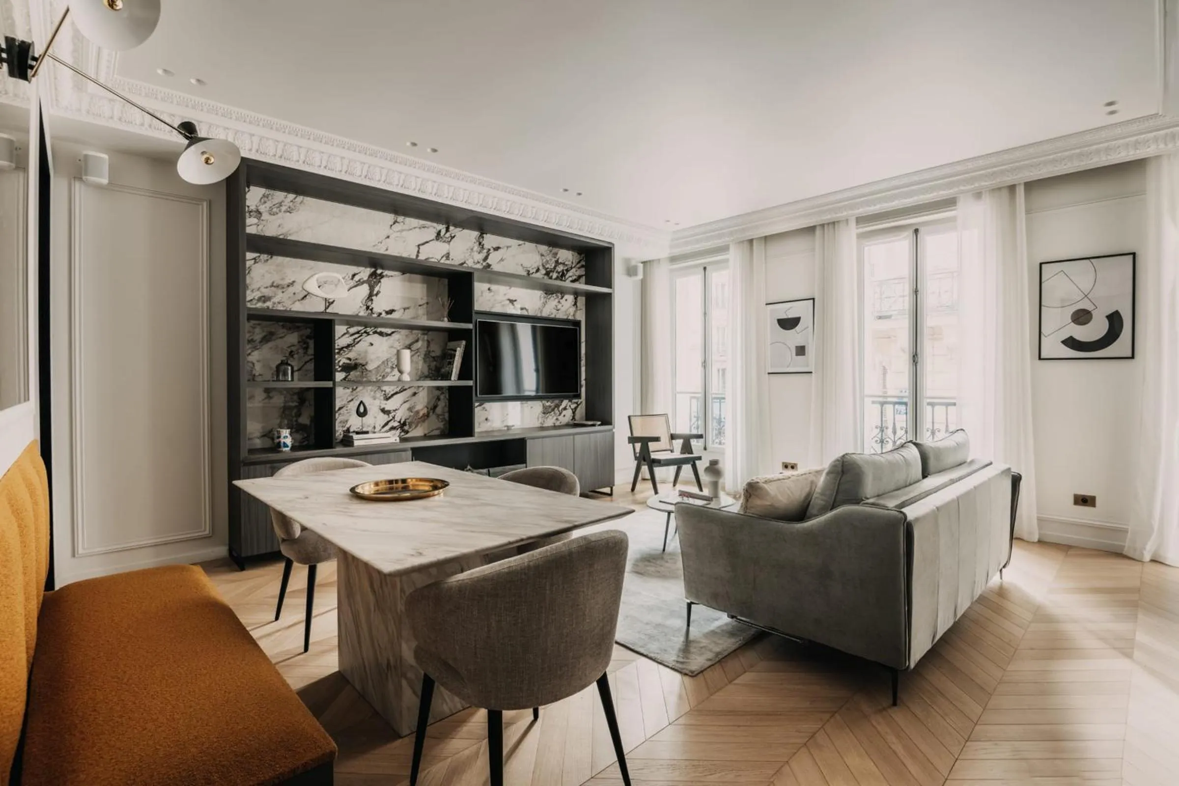 Living room in HIGHSTAY - Luxury Serviced Apartments - Champs-Elysées