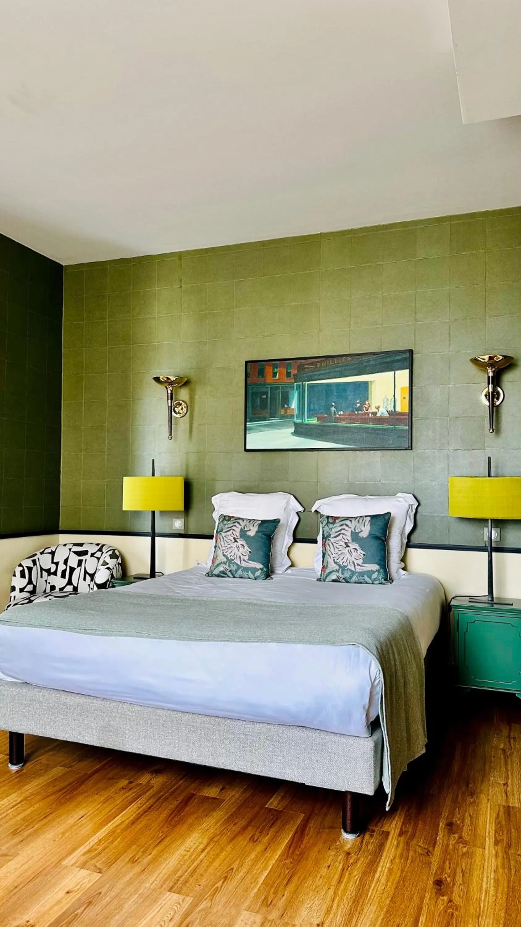 Bed in Hôtel Villa la Renaissance