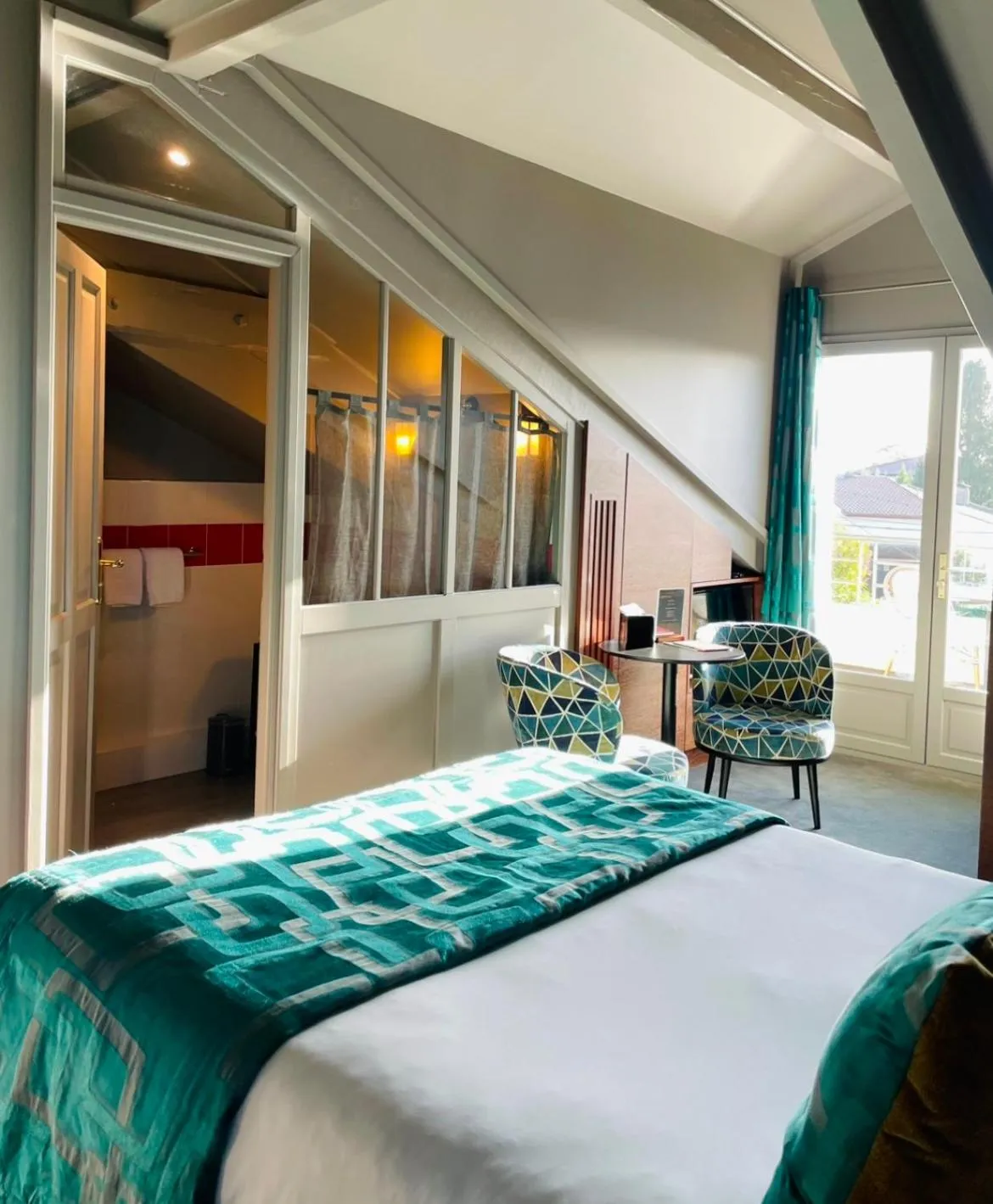 Bedroom, Bed in Hôtel Villa la Renaissance