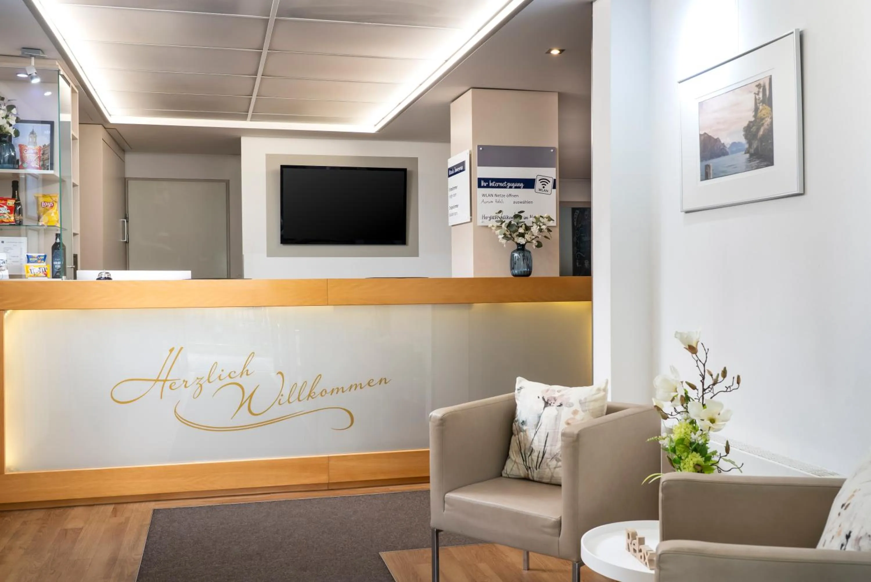 Lobby or reception in NOVALIS Hotel by AURUM Dresden