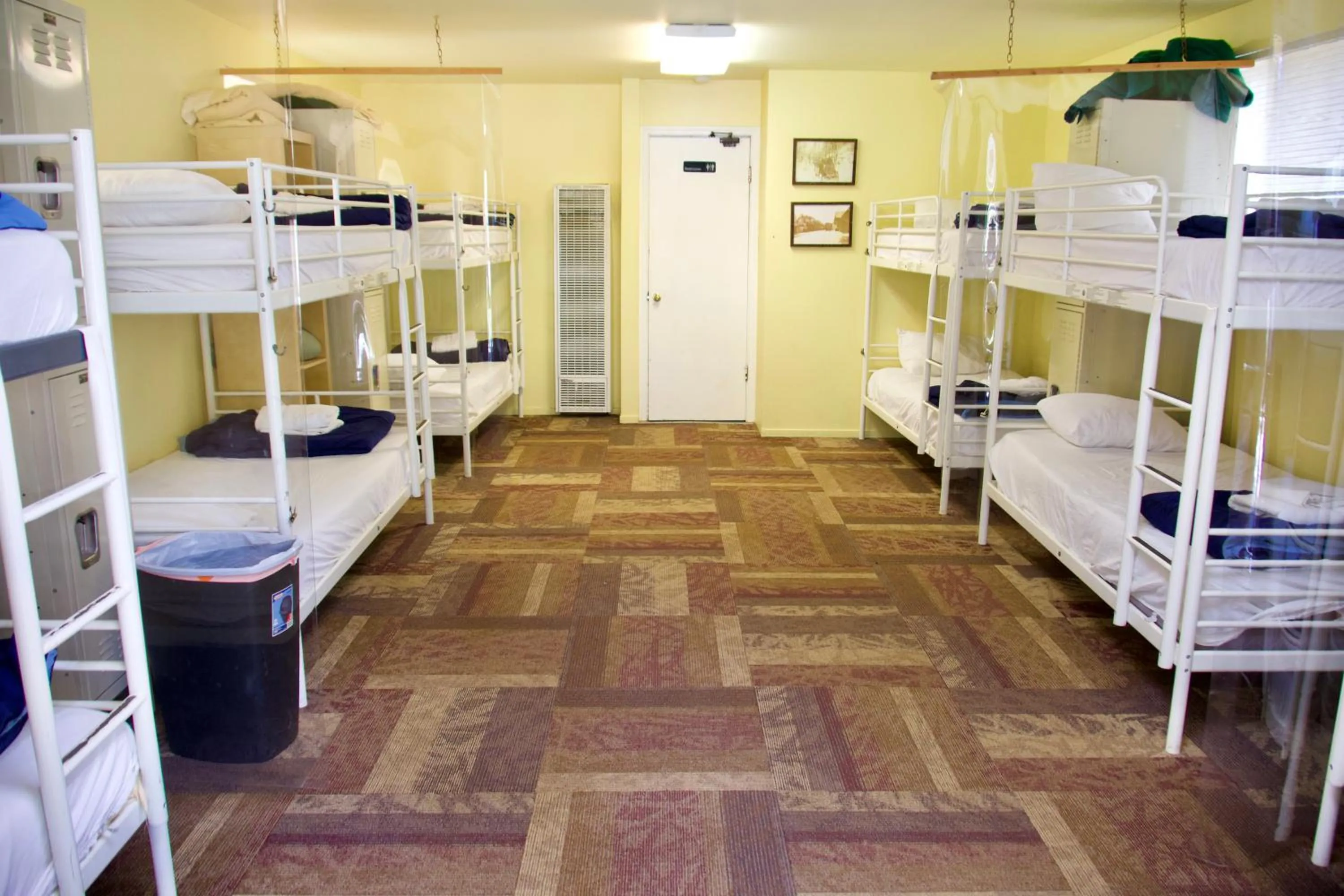 Bed in Yosemite Bug Rustic Mountain Resort