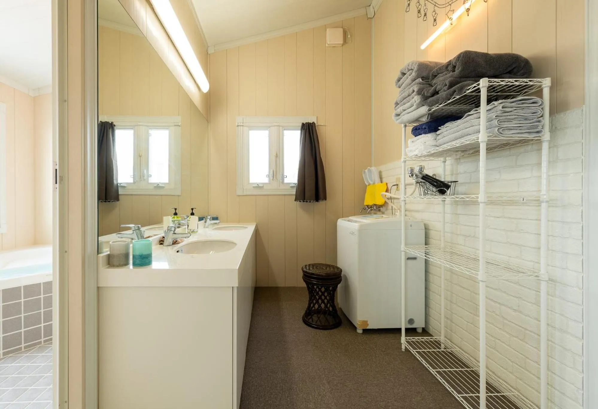 Bathroom in Sea Side House Toya